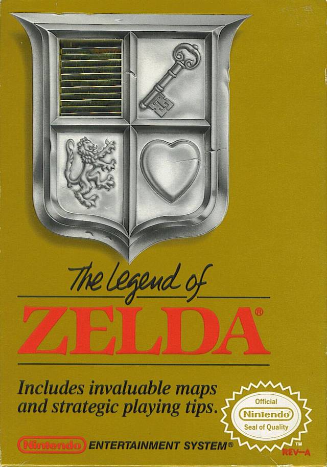 Legend of Zelda Gold Authentic Nintendo NES Game 