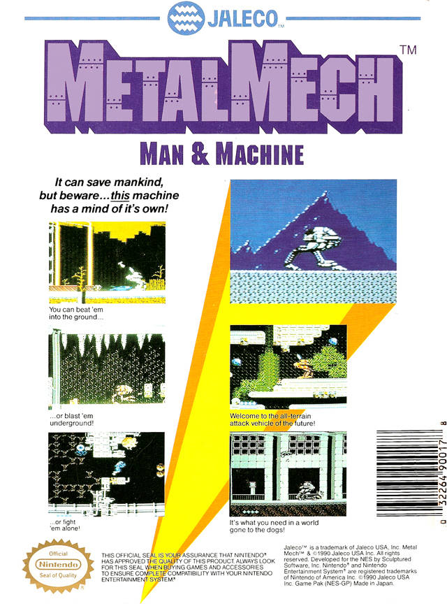 Metal Mech: Man & Machine - (NES) Nintendo Entertainment System [Pre-Owned] Video Games Jaleco   