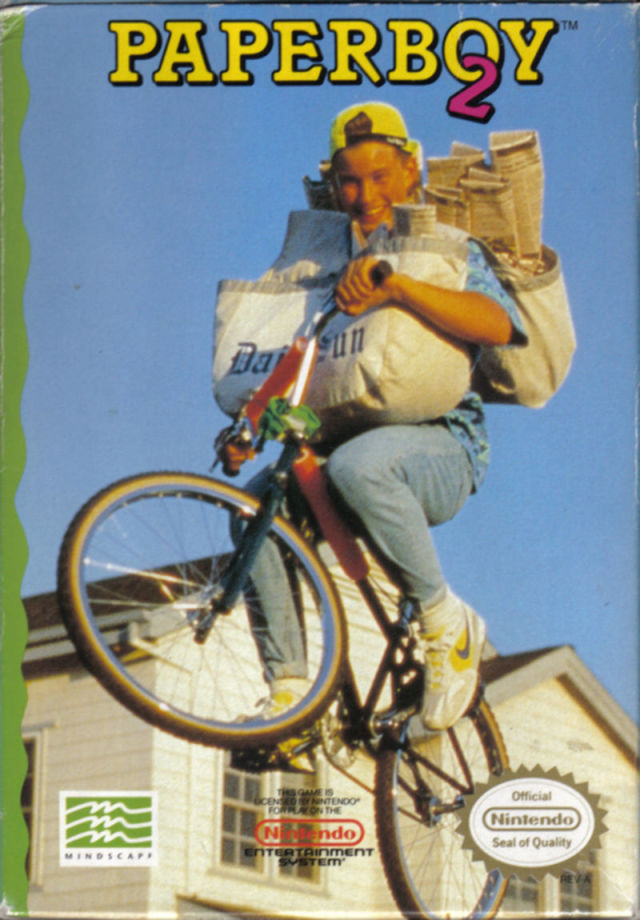 Paperboy 2 - (NES) Nintendo Entertainment System [Pre-Owned] Video Games Mindscape   