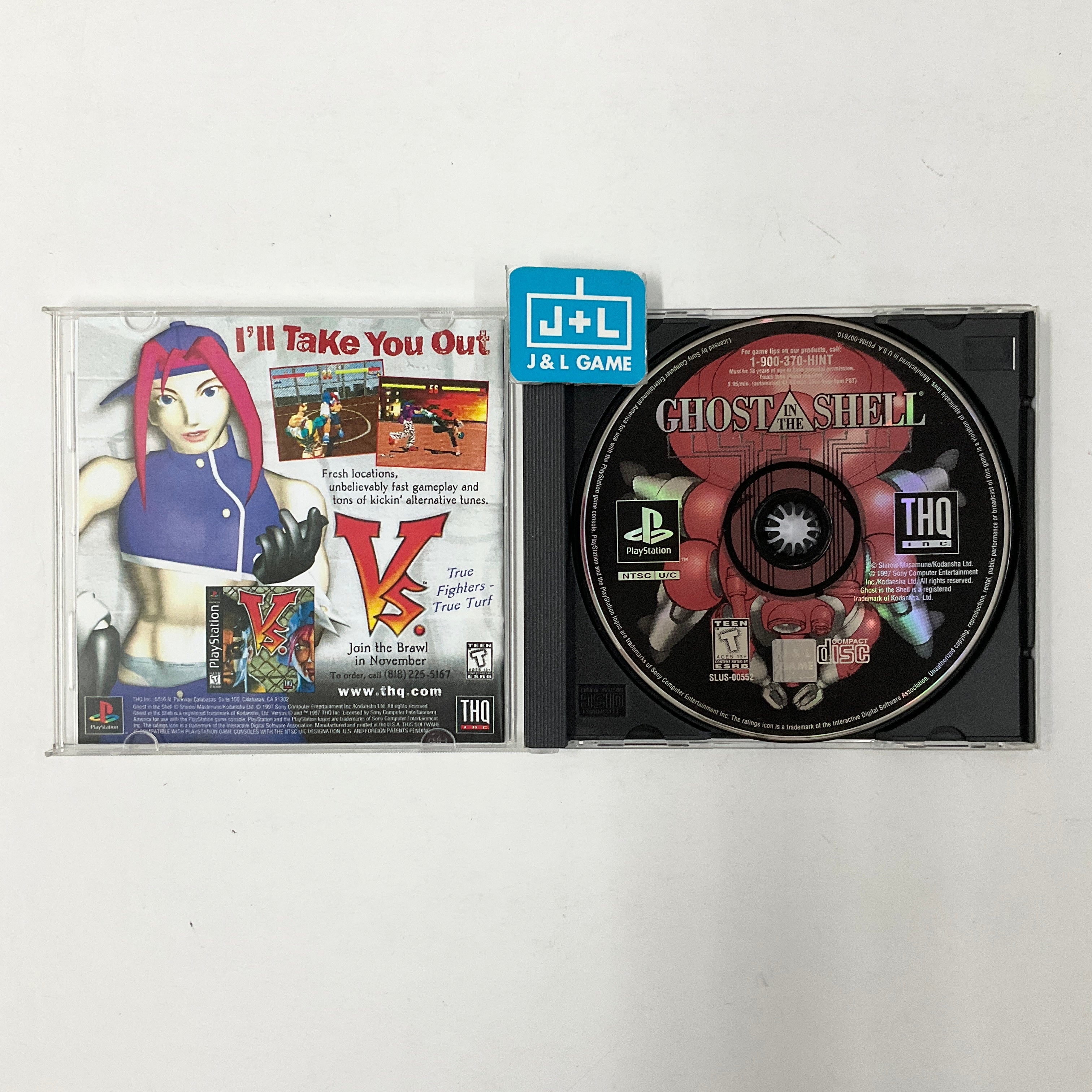 Ghost in the Shell - (PS1) PlayStation 1 [Pre-Owned] Video Games THQ