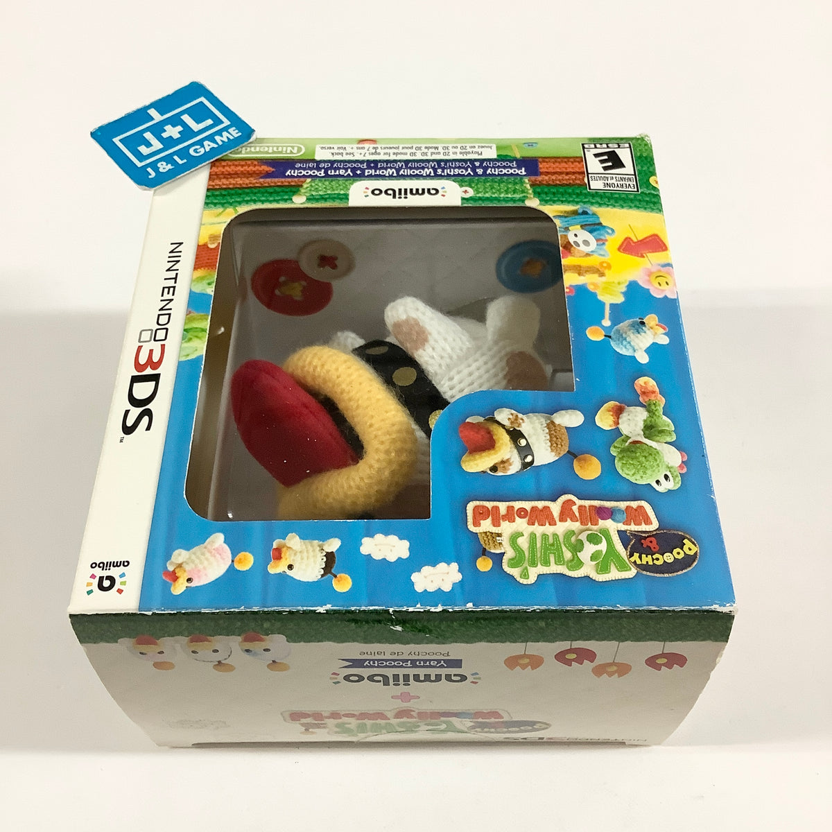 Poochy & Yoshi's Woolly World + Yarn Yoshi amiibo - Nintendo 3DS [Pre-Owned]