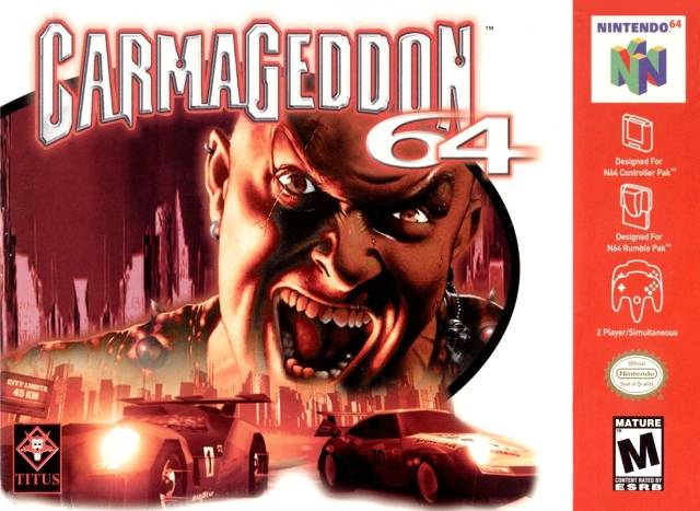 Carmageddon 64 - (N64) Nintendo 64 Video Games Titus Software   