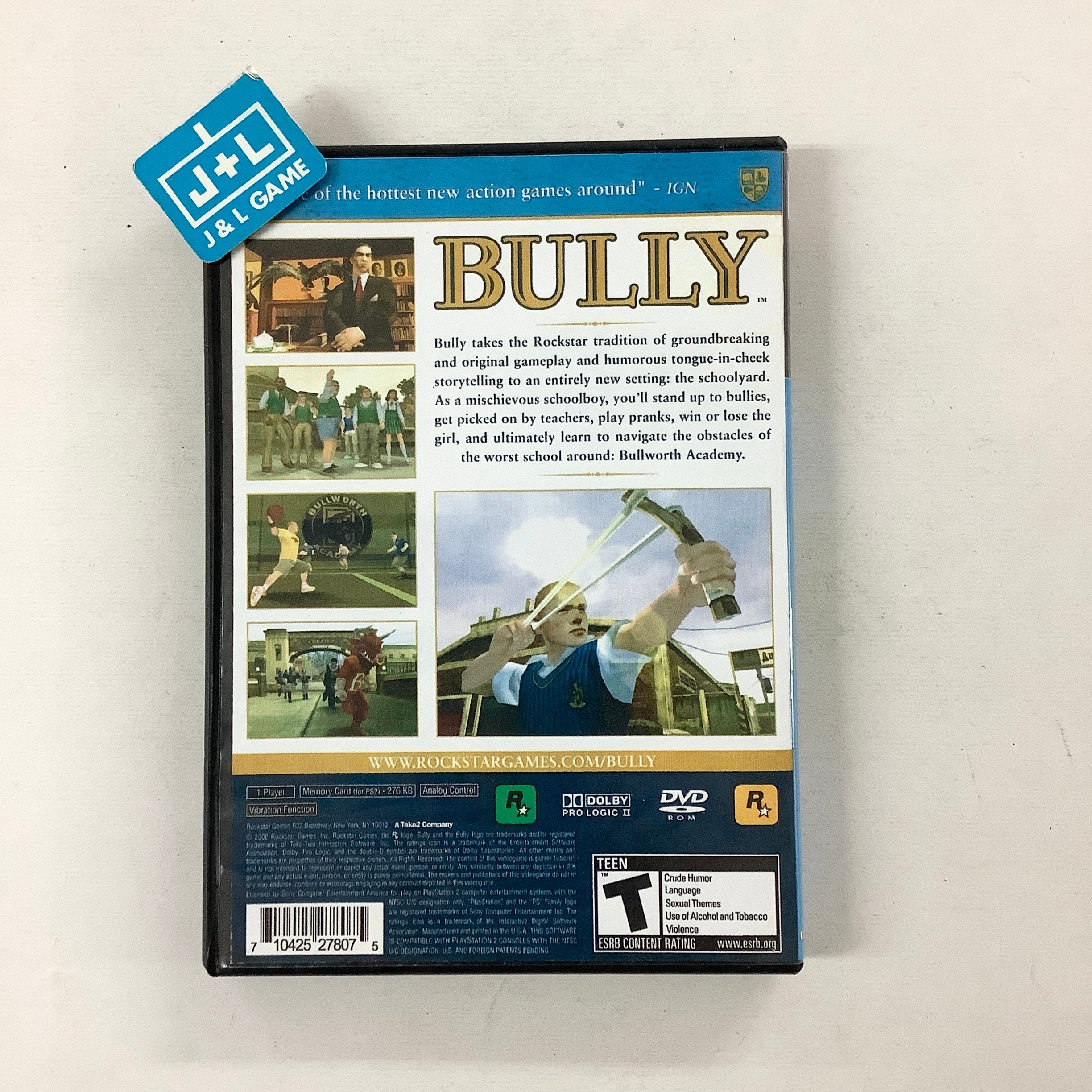 Bully - (PS2) PlayStation 2 [Pre-Owned] | J&L Game