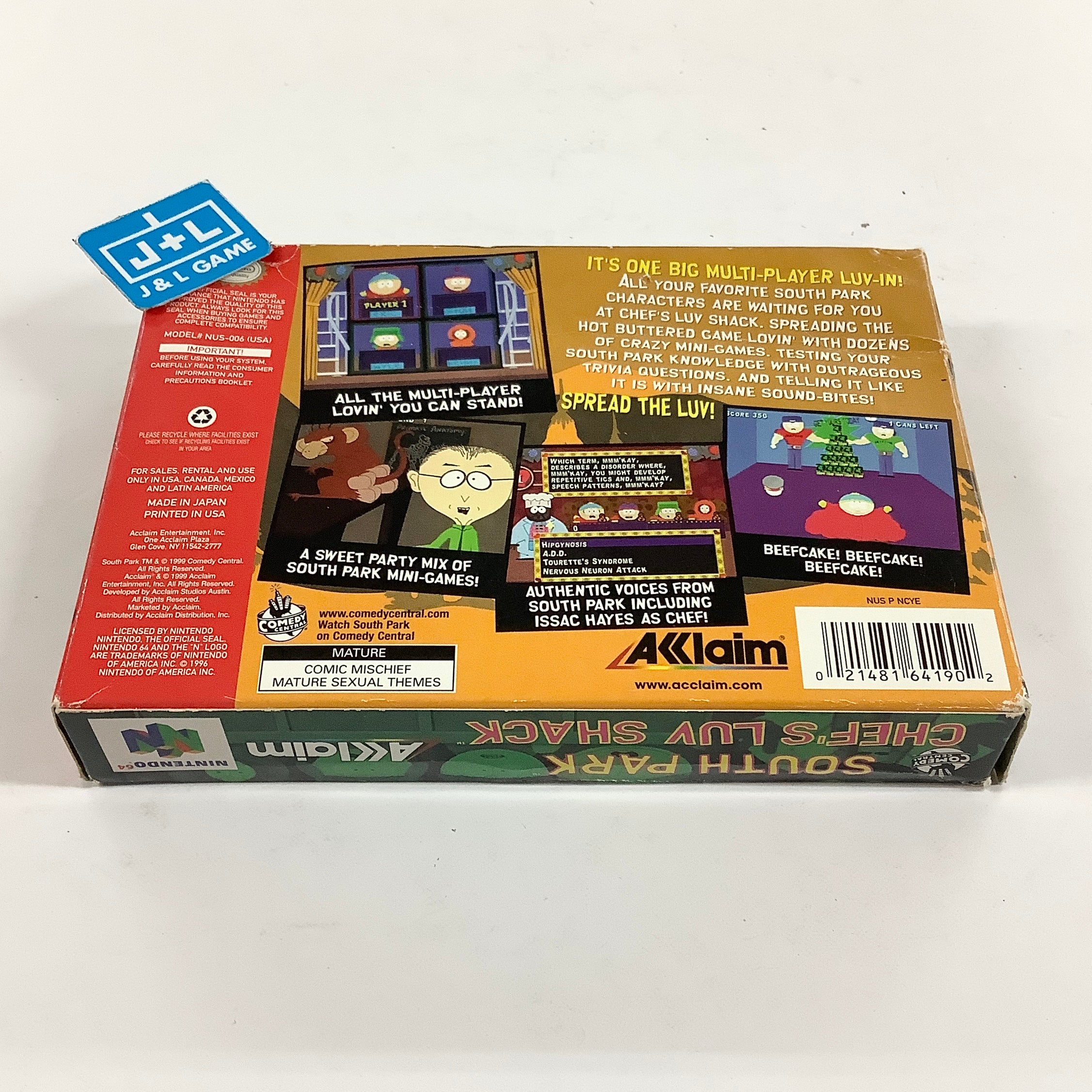 South Park: Chef's Luv Shack - (N64) Nintendo 64 [Pre-Owned]