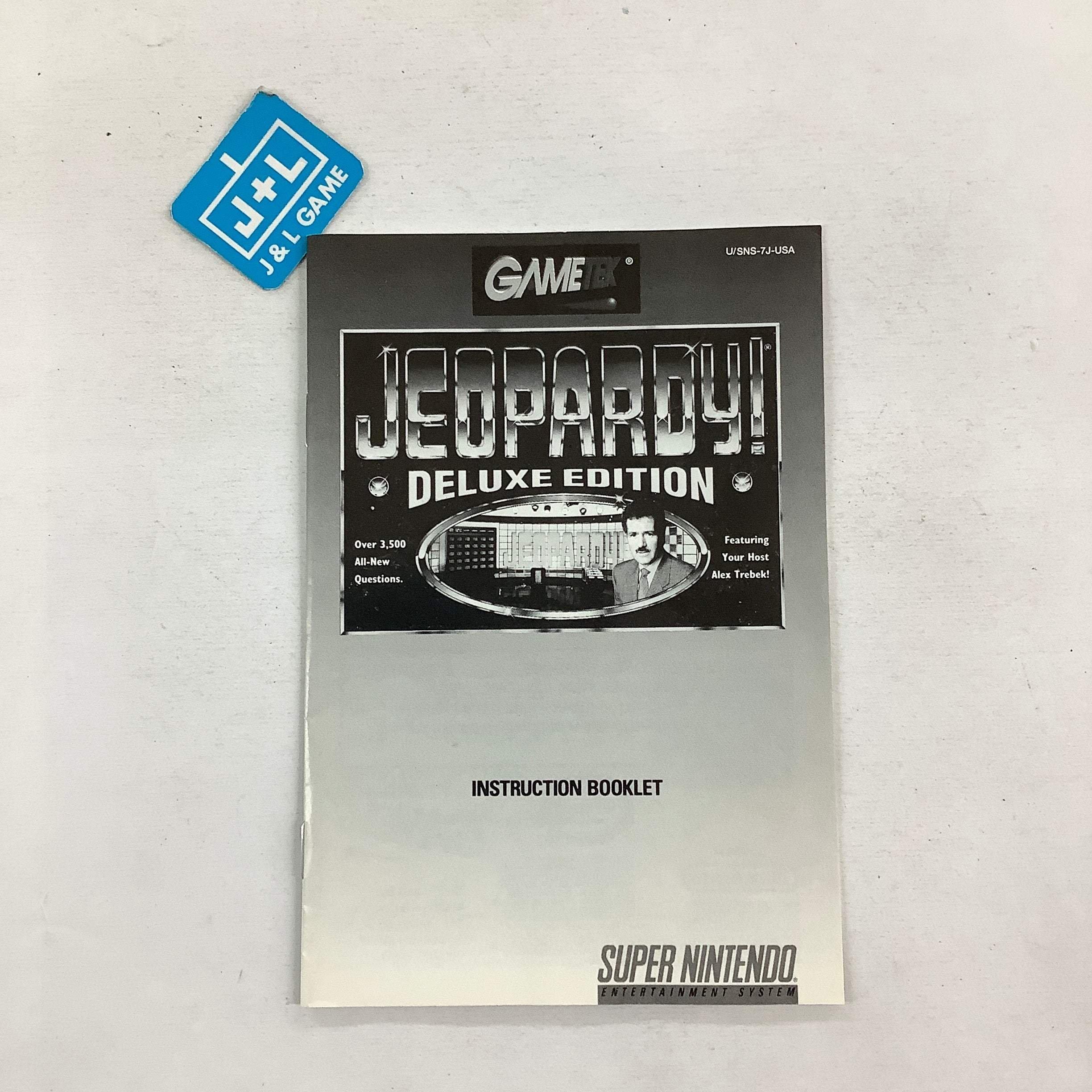 Jeopardy! Deluxe Edition - (SNES) Super Nintendo [Pre-Owned] Video Games GameTek