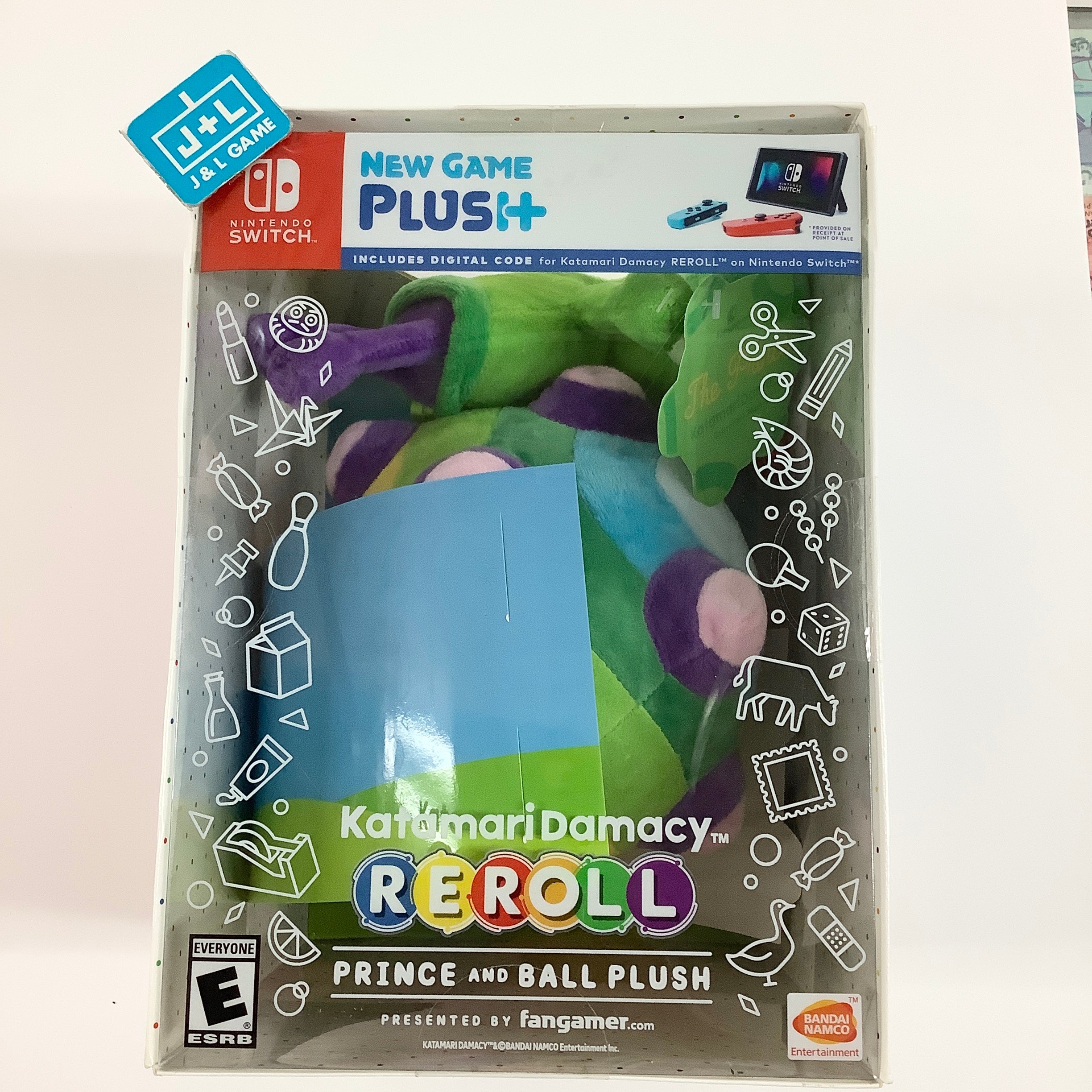 Katamari Damacy Reroll ( Digital Game , Prince and Ball Plush ) - Nintendo Switch Video Games BANDAI NAMCO Entertainment