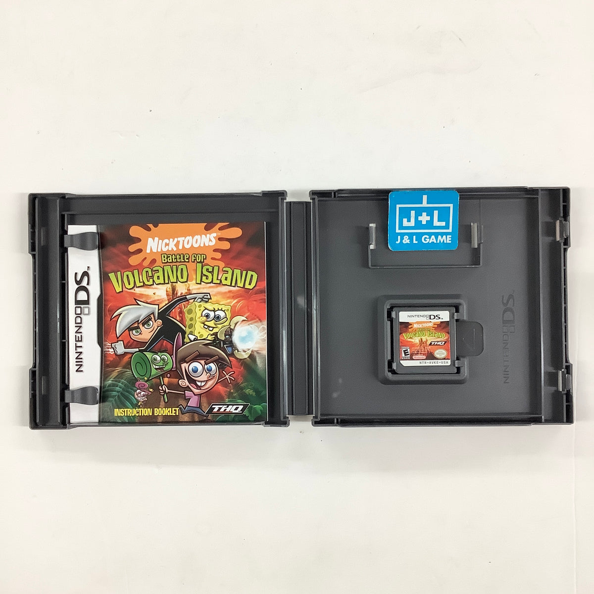 Nicktoons: Battle for Volcano Island - (NDS) Nintendo DS [Pre-Owned] Video Games THQ