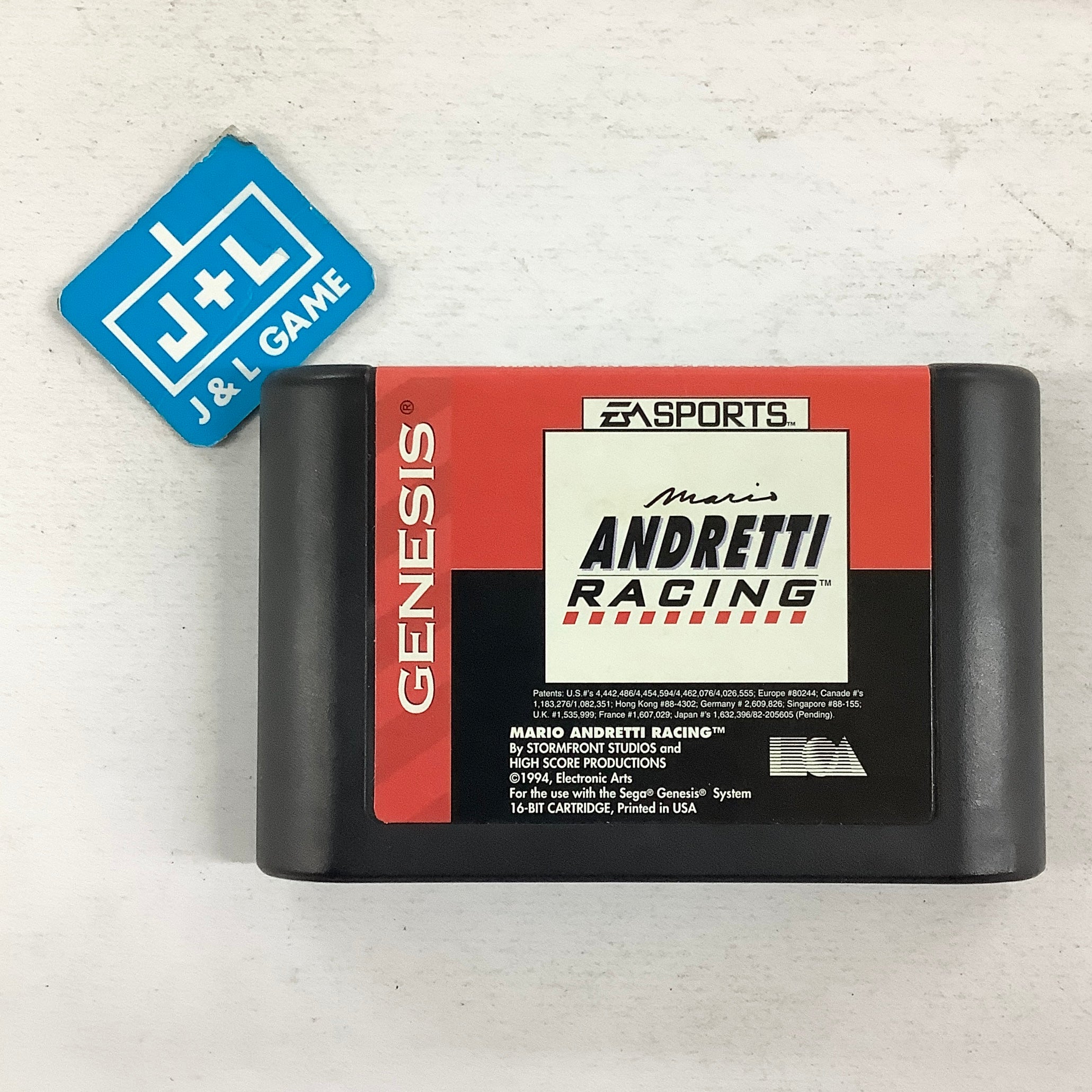 Mario Andretti Racing (PaperBox) - (SG) SEGA Genesis [Pre-Owned] Video Games EA Sports