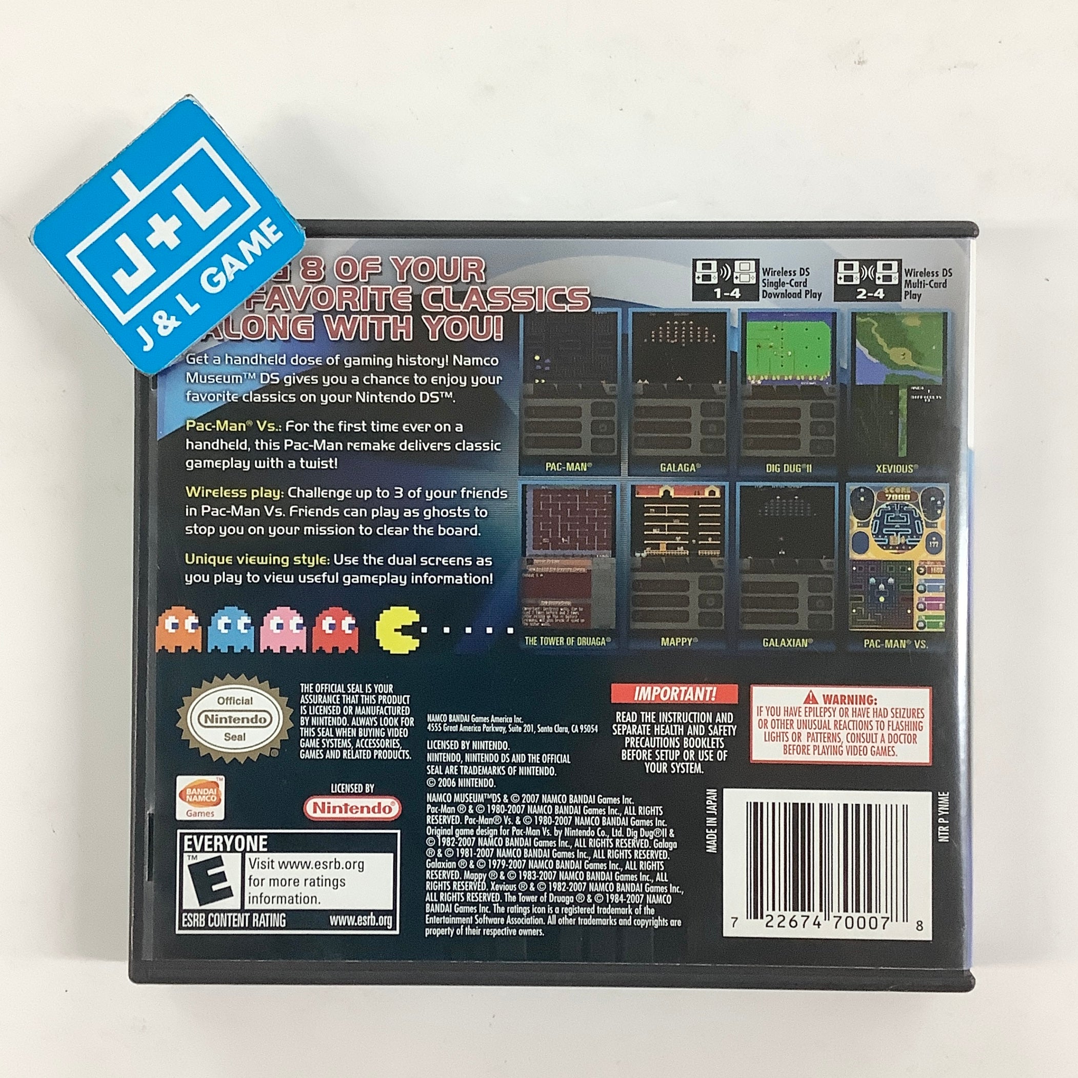 Namco Museum DS - (NDS) Nintendo DS [Pre-Owned] Video Games Namco Bandai Games