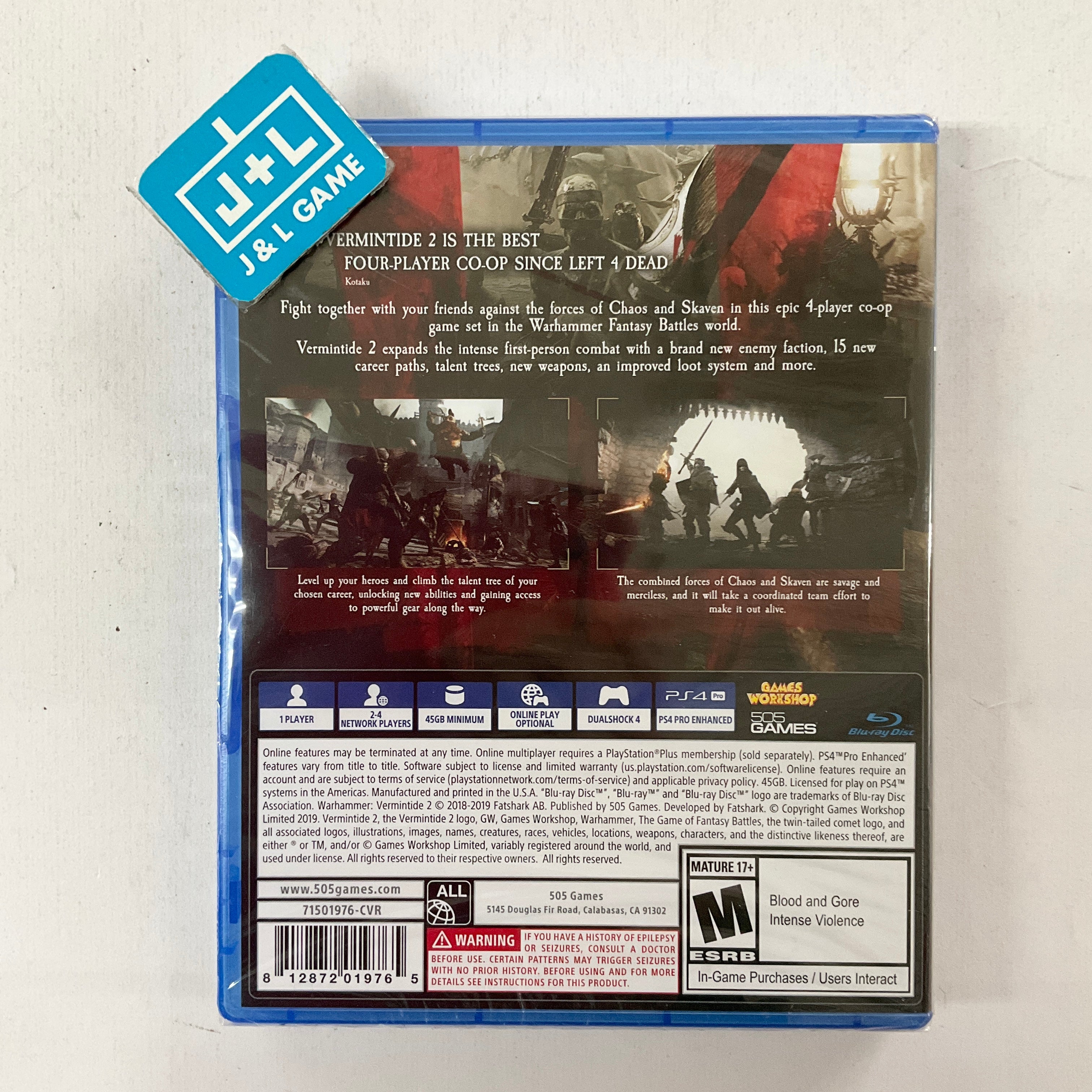 Warhammer: Vermintide 2 (Deluxe Edition) - (PS4) PlayStation 4 Video Games 505 Games