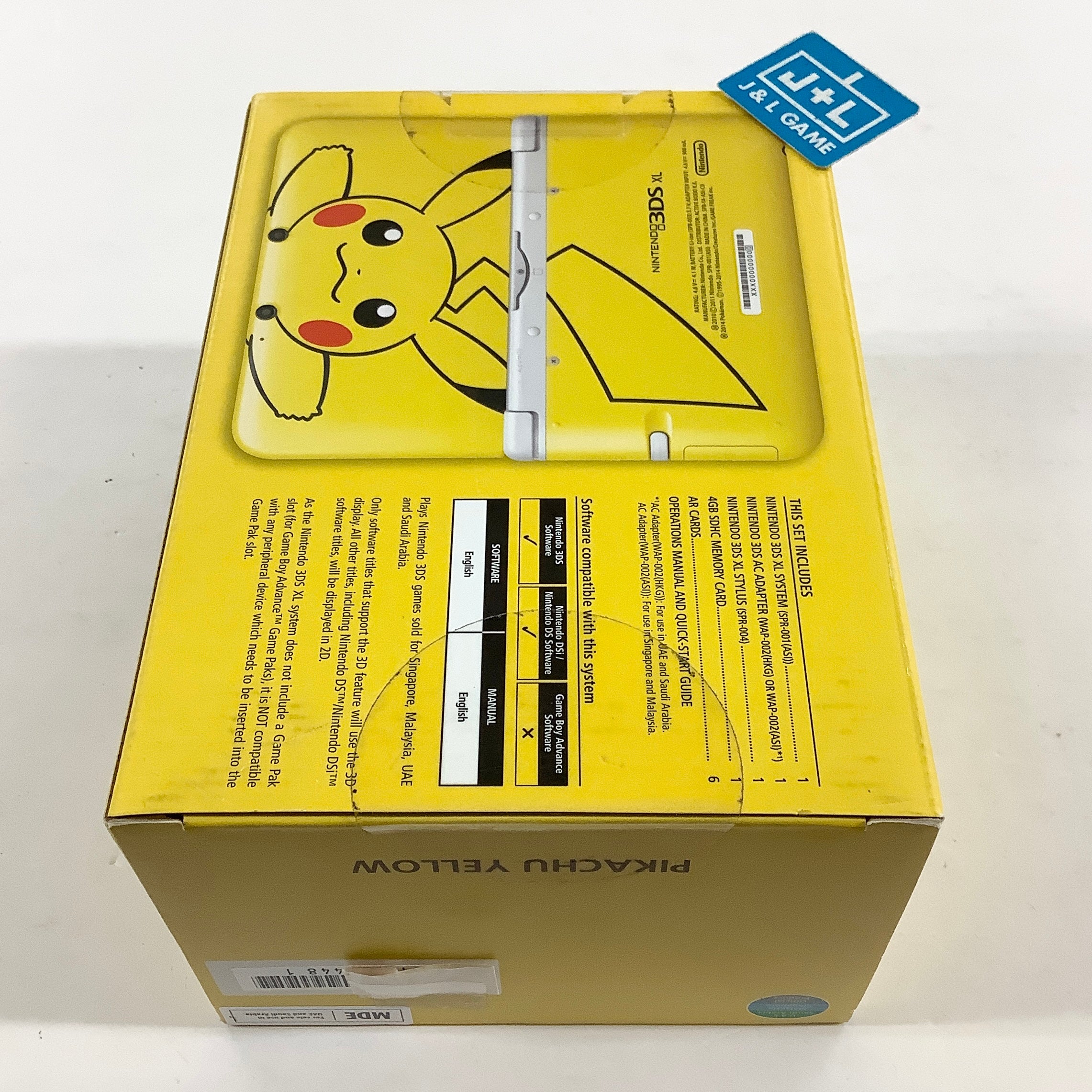 Nintendo 3DS XL Console (Yellow Pikachu Edition) - Nintendo 3DS (World Edition) Consoles Nintendo