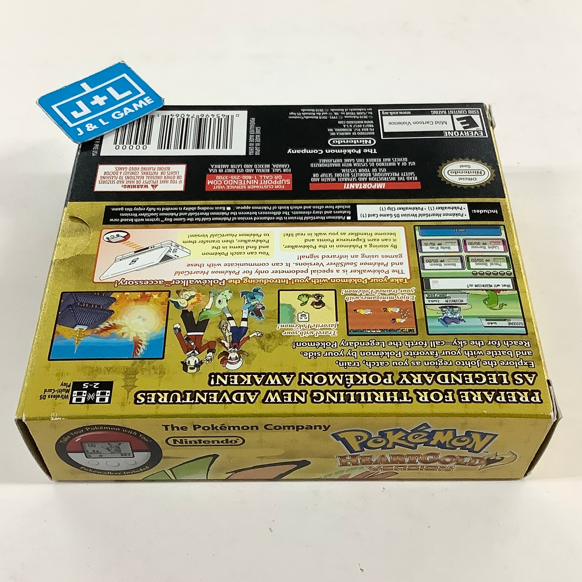 Pokemon HeartGold Version (w/ Pokewalker) - (NDS) Nintendo DS [Pre-Owned] Video Games Nintendo