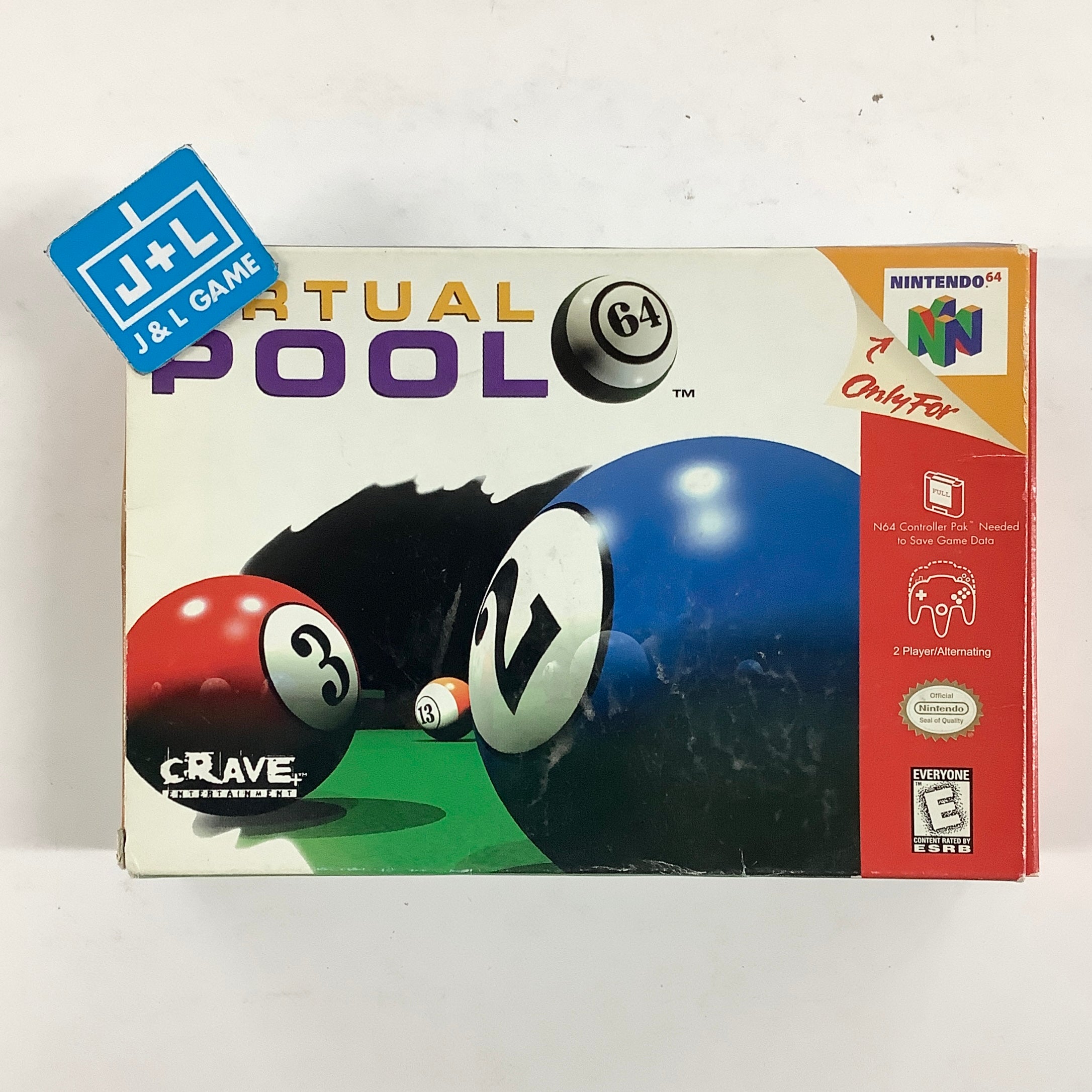 Virtual Pool 64 - (N64) Nintendo 64 [Pre-Owned] Video Games Crave