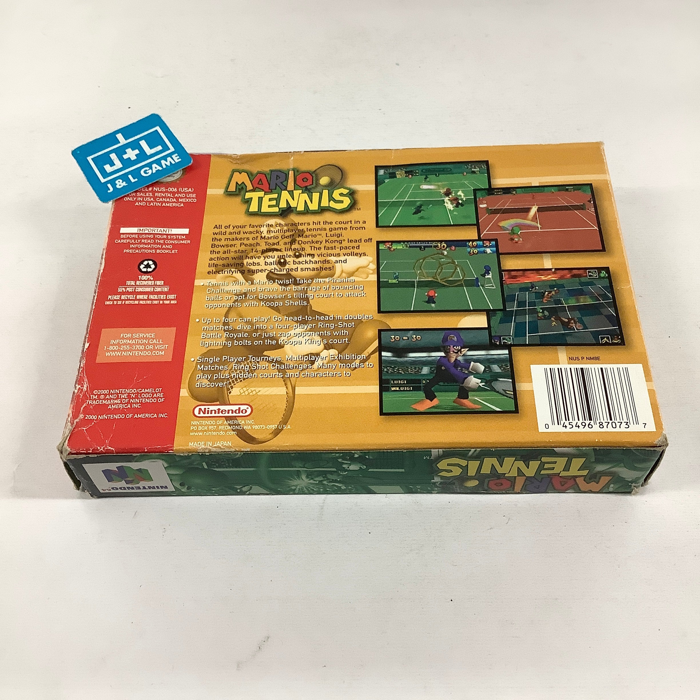 Mario Tennis - (N64) Nintendo 64 [Pre-Owned] Video Games Nintendo