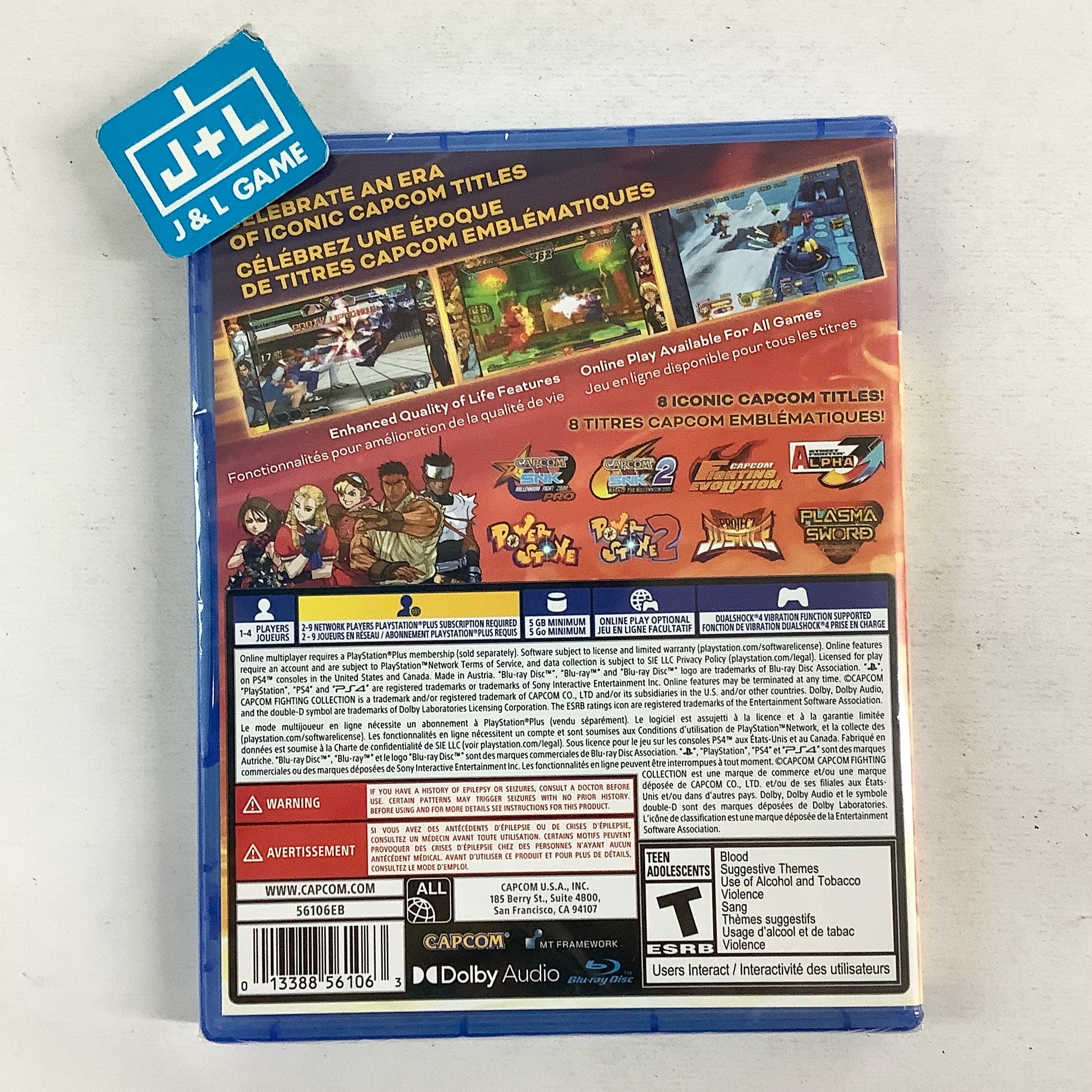 Capcom Fighting Collection 2 - (PS4) PlayStation 4 Video Games Capcom