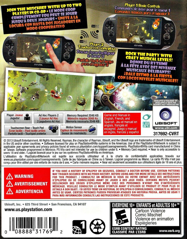 Rayman Legends - (PSV) PlayStation Vita [Pre-Owned] Video Games Ubisoft   