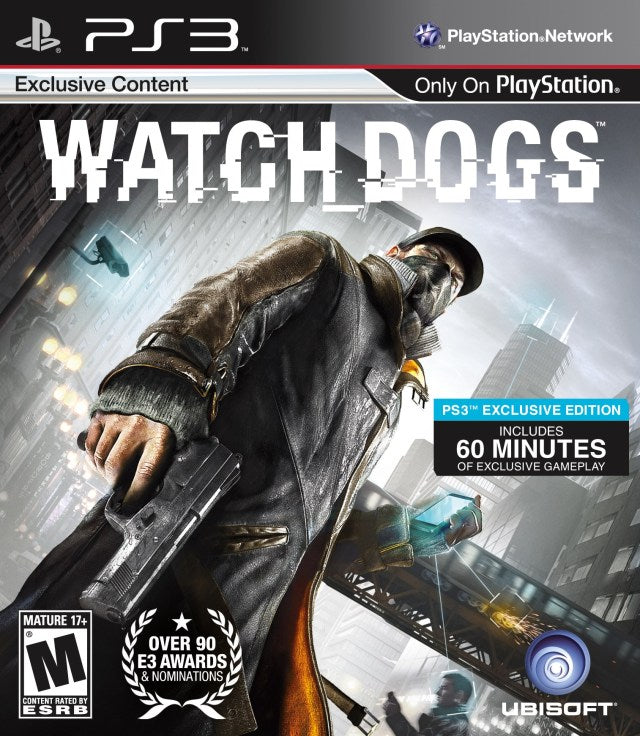 Watch Dogs - (PS3) Playstation 3 [Pre-Owned] Video Games Ubisoft   
