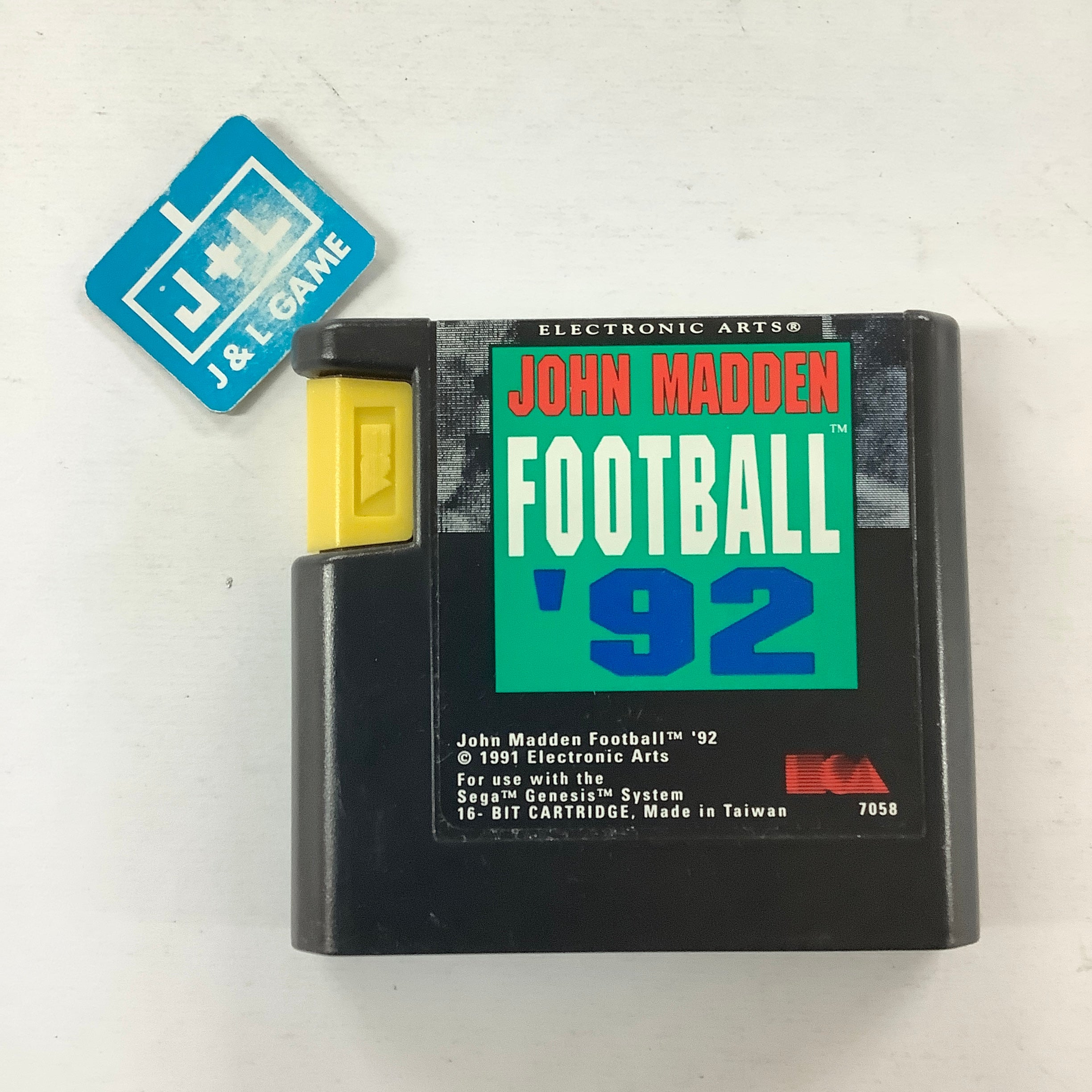 John Madden Football '92 - (SG) SEGA Genesis [Pre-Owned] Video Games Electronic Arts   