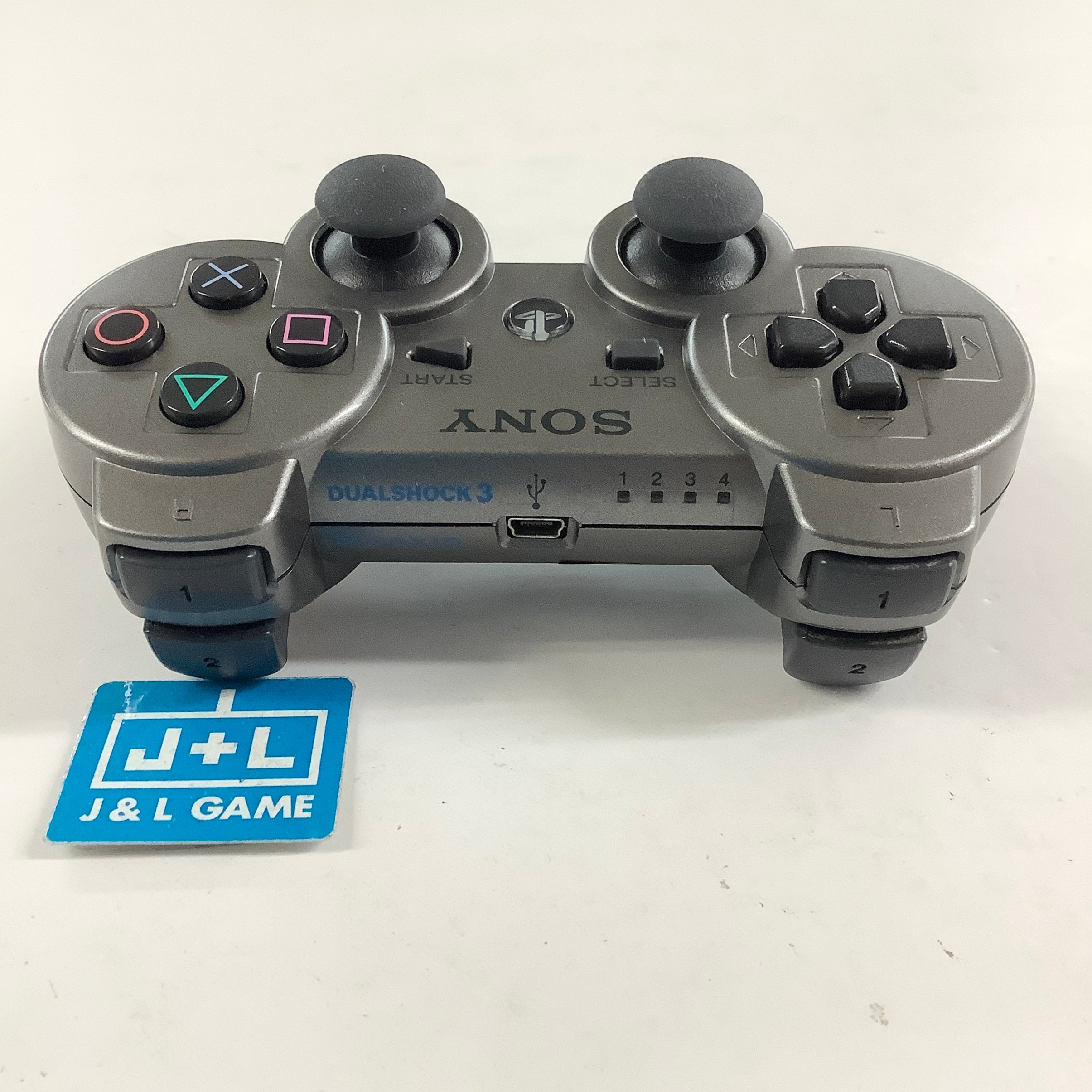 SONY PlayStation 3 DualShock Wireless Controller (Metallic Grey) - (PS3) PlayStation 3 [Pre-Owned] Accessories SONY