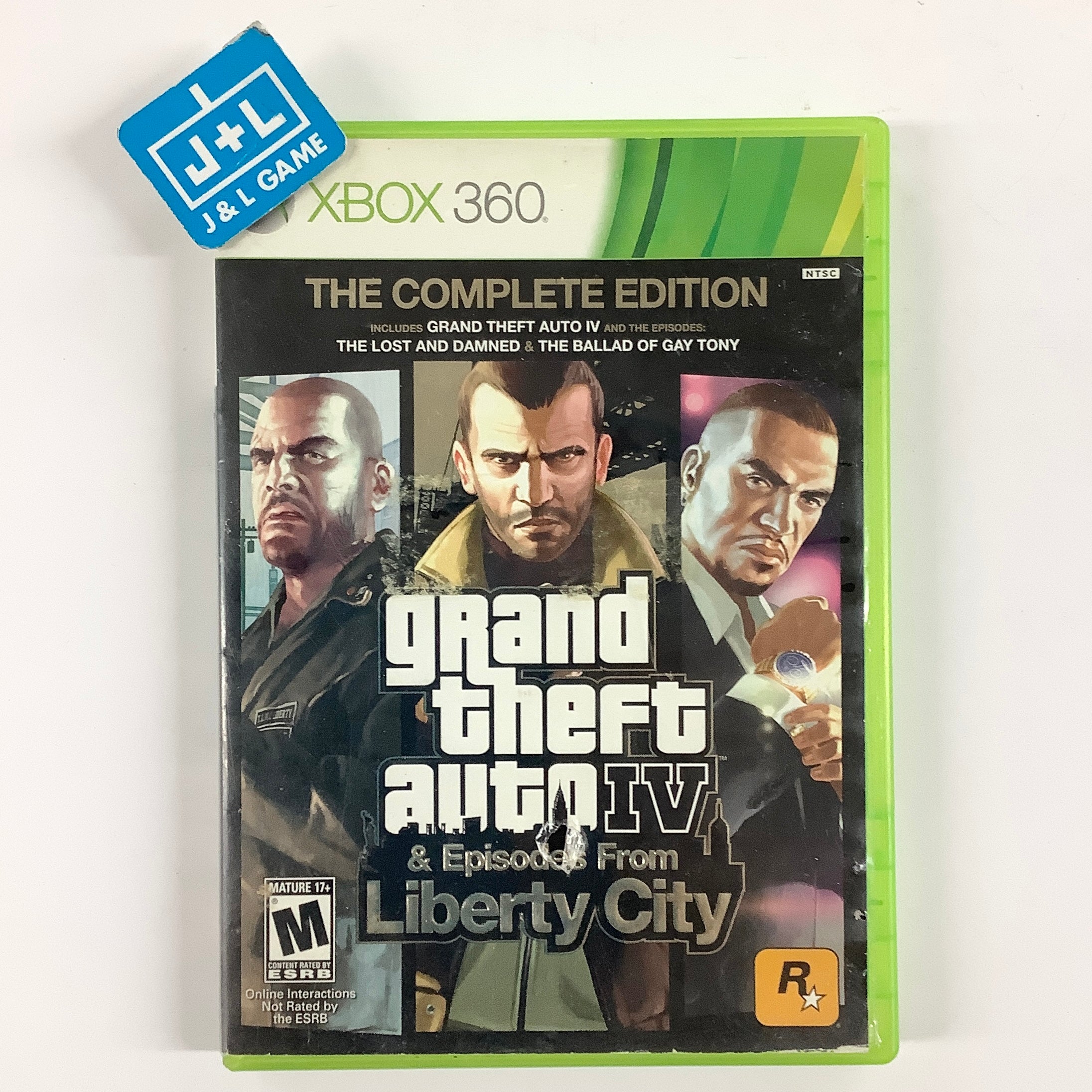 Grand Theft Auto IV: The Complete Edition - Xbox 360 [Pre-Owned] Video Games Rockstar Games