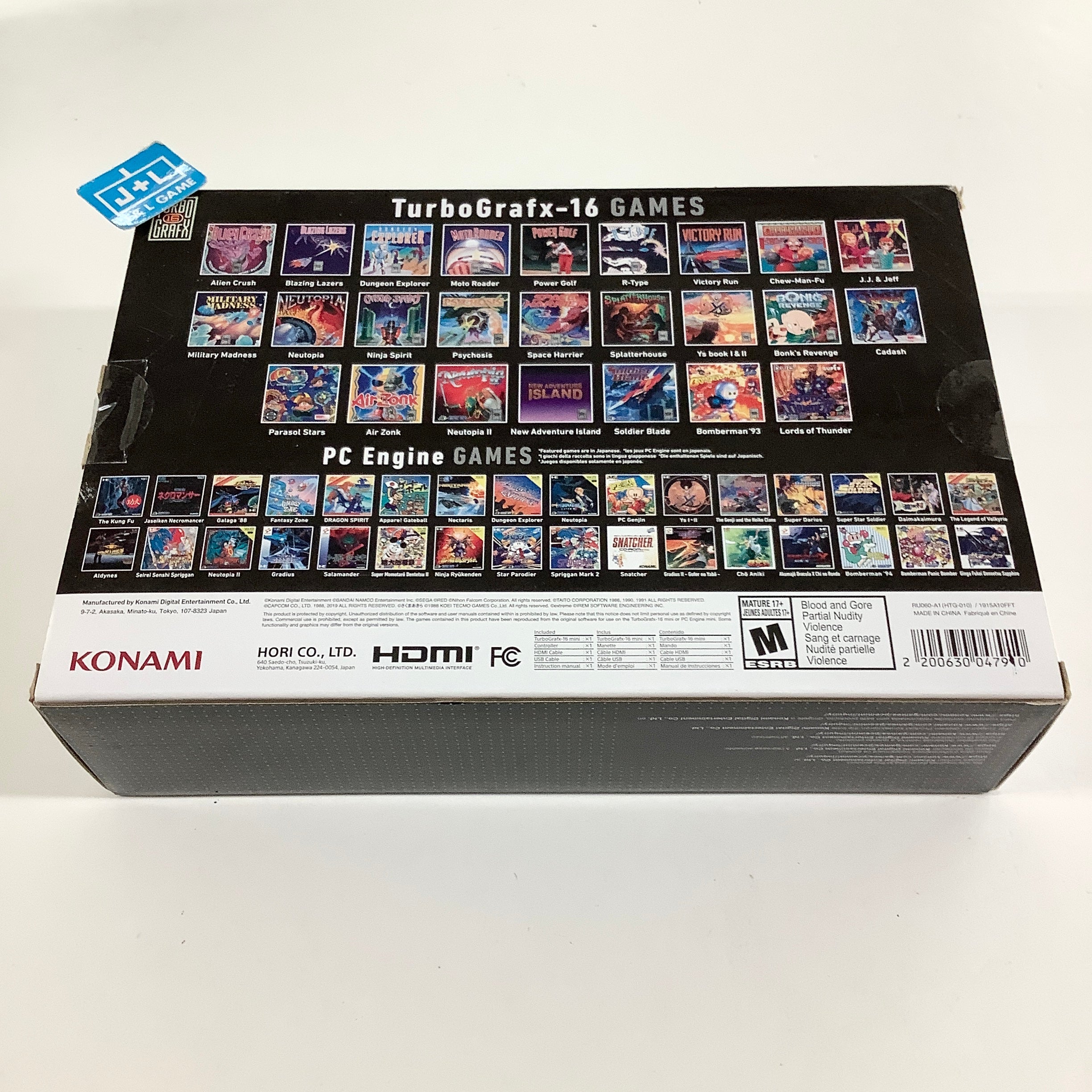 TurboGrafx-16 Mini Console - TurboGrafx-16 Video Games KONAMI JP