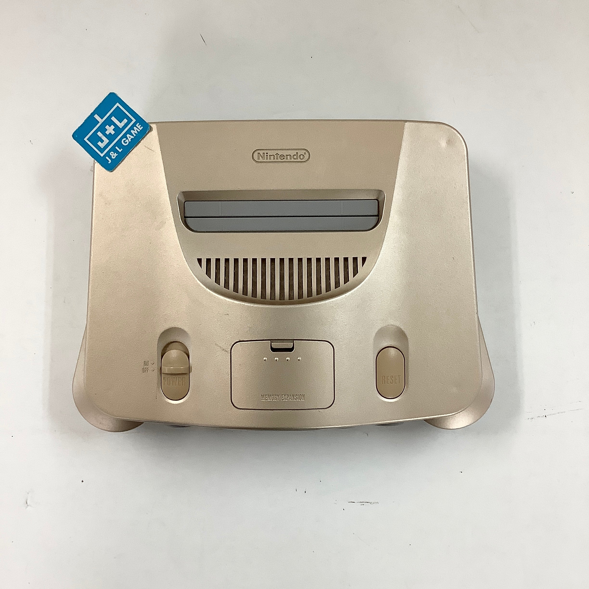 Nintendo 64 Hardware (Gold) - (N64) Nintendo 64 (Japanese Import) [Pre-Owned] Video Games Nintendo