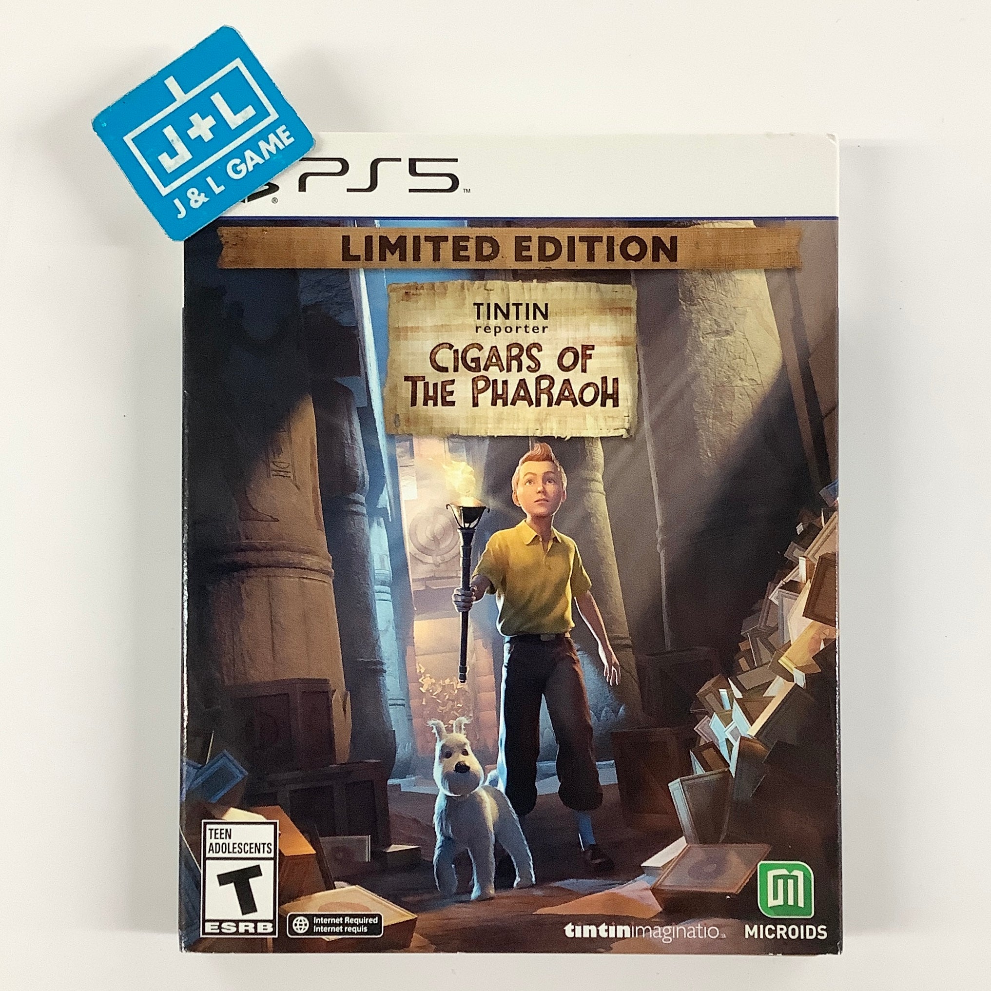 Tintin Reporter: Cigars of the Pharaoh (SteelBook) - (PS5) PlayStation 5 [Pre-Owned] Video Games MICROÏDS