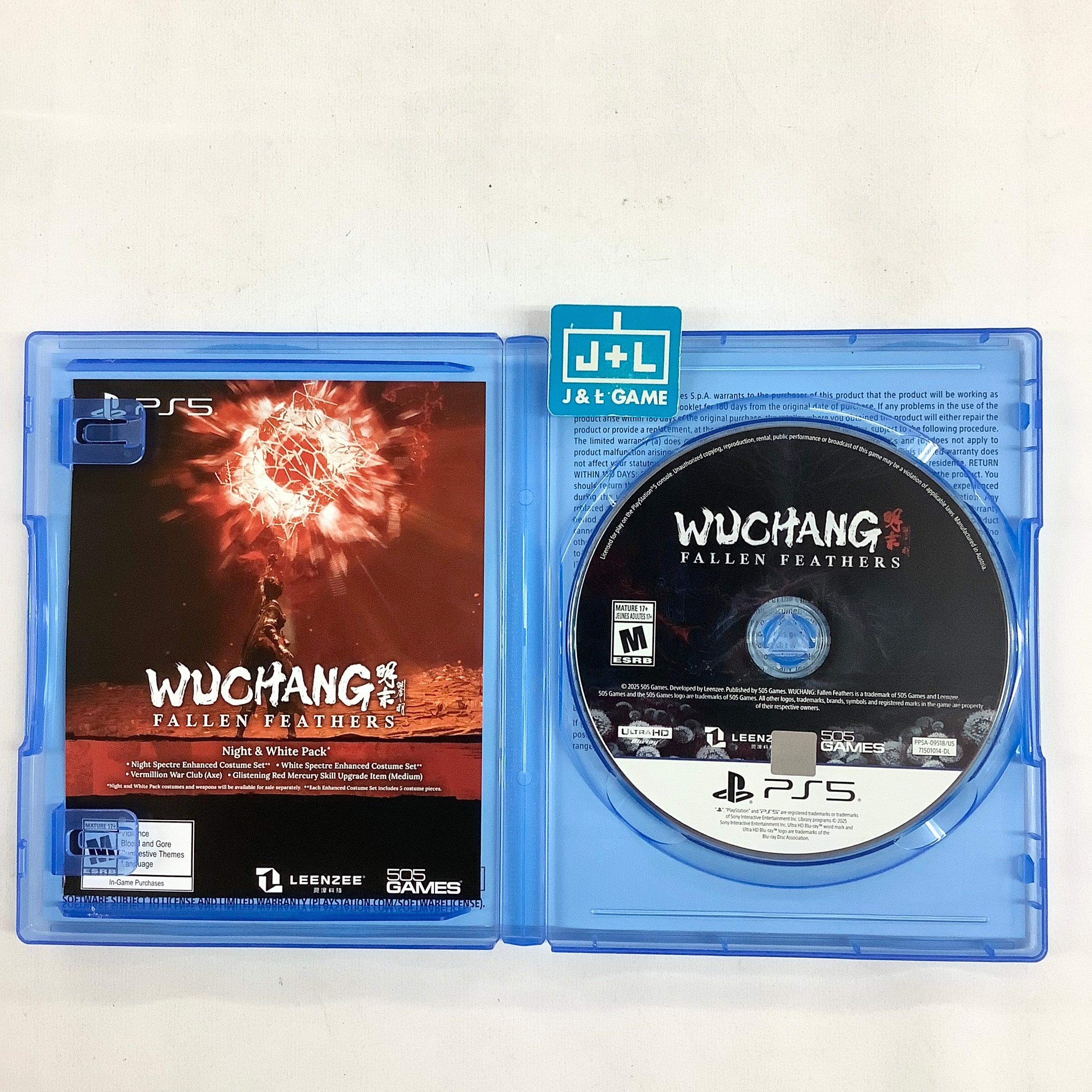 WUCHANG: Fallen Feathers (Day 1 Edition) - (PS5) PlayStation 5 [Pre-Owned] Video Games 505 Games