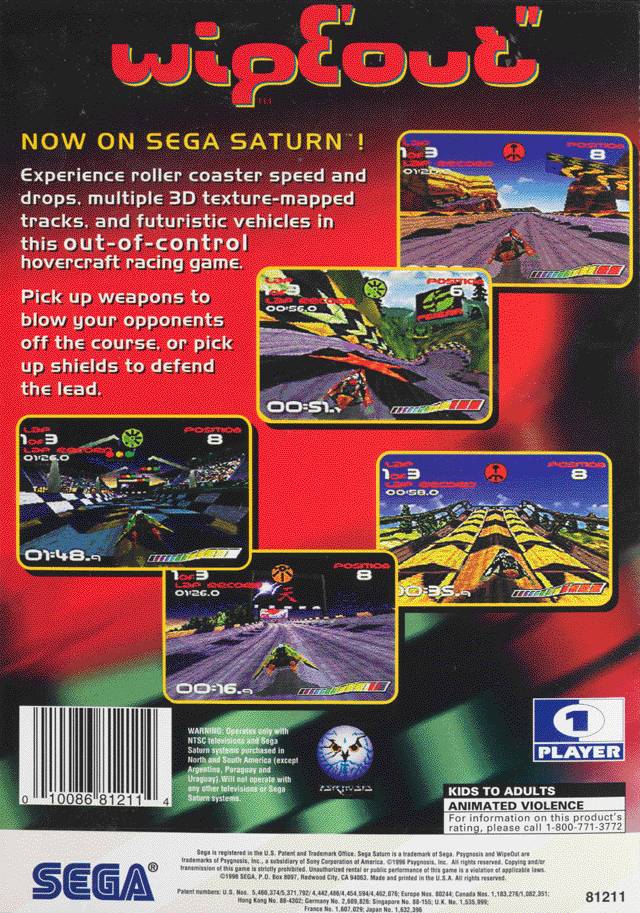 Wipeout - (SS) SEGA Saturn [Pre-Owned]