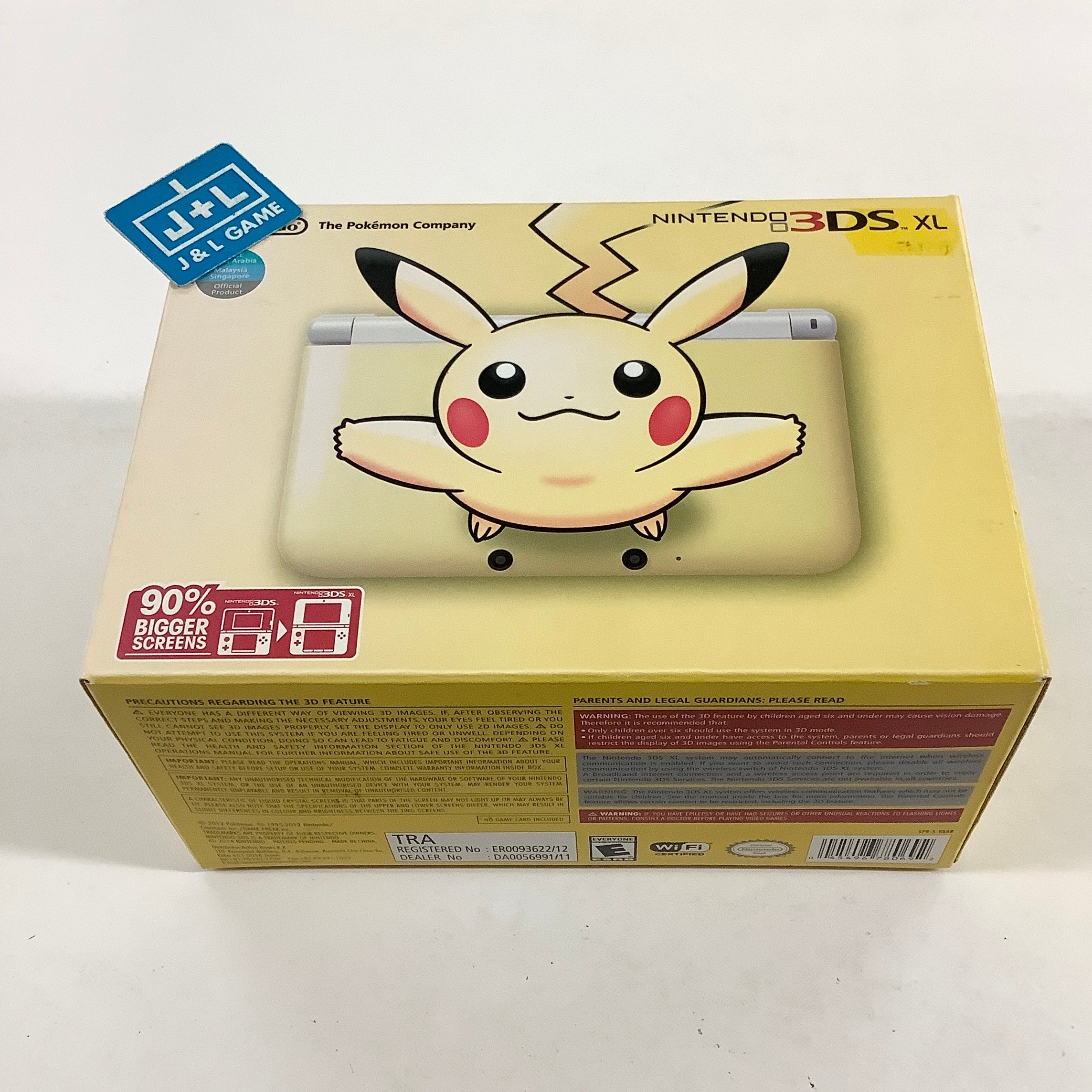 Nintendo 3DS XL Console (Yellow Pikachu Edition) - Nintendo 3DS (World Edition) Consoles Nintendo
