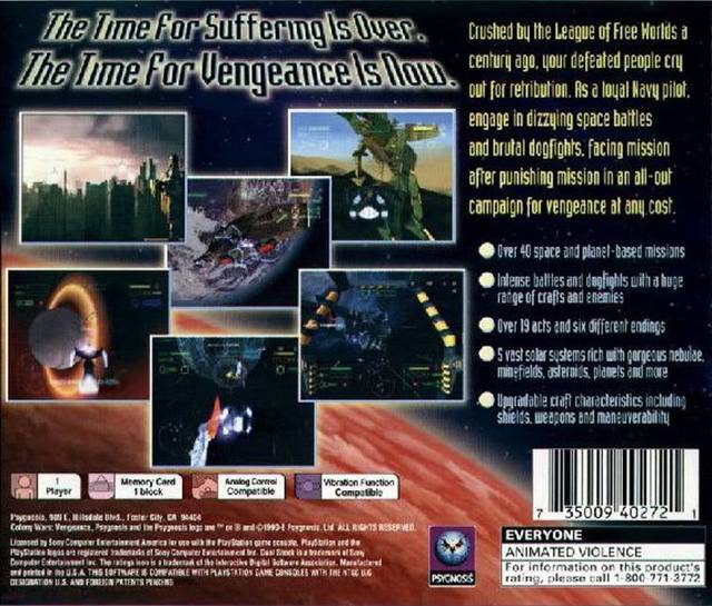 Colony Wars: Vengeance - (PS1) PlayStation 1 [Pre-Owned] Video Games Psygnosis   