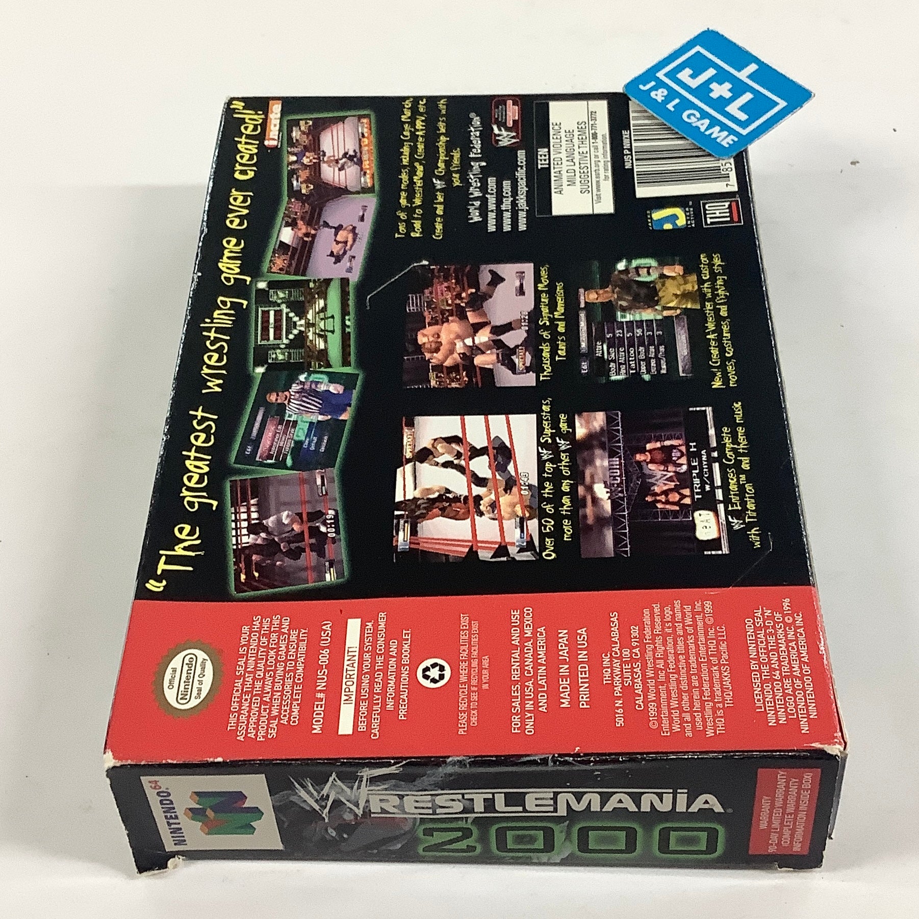 WWF WrestleMania 2000 - (N64) Nintendo 64 [Pre-Owned]