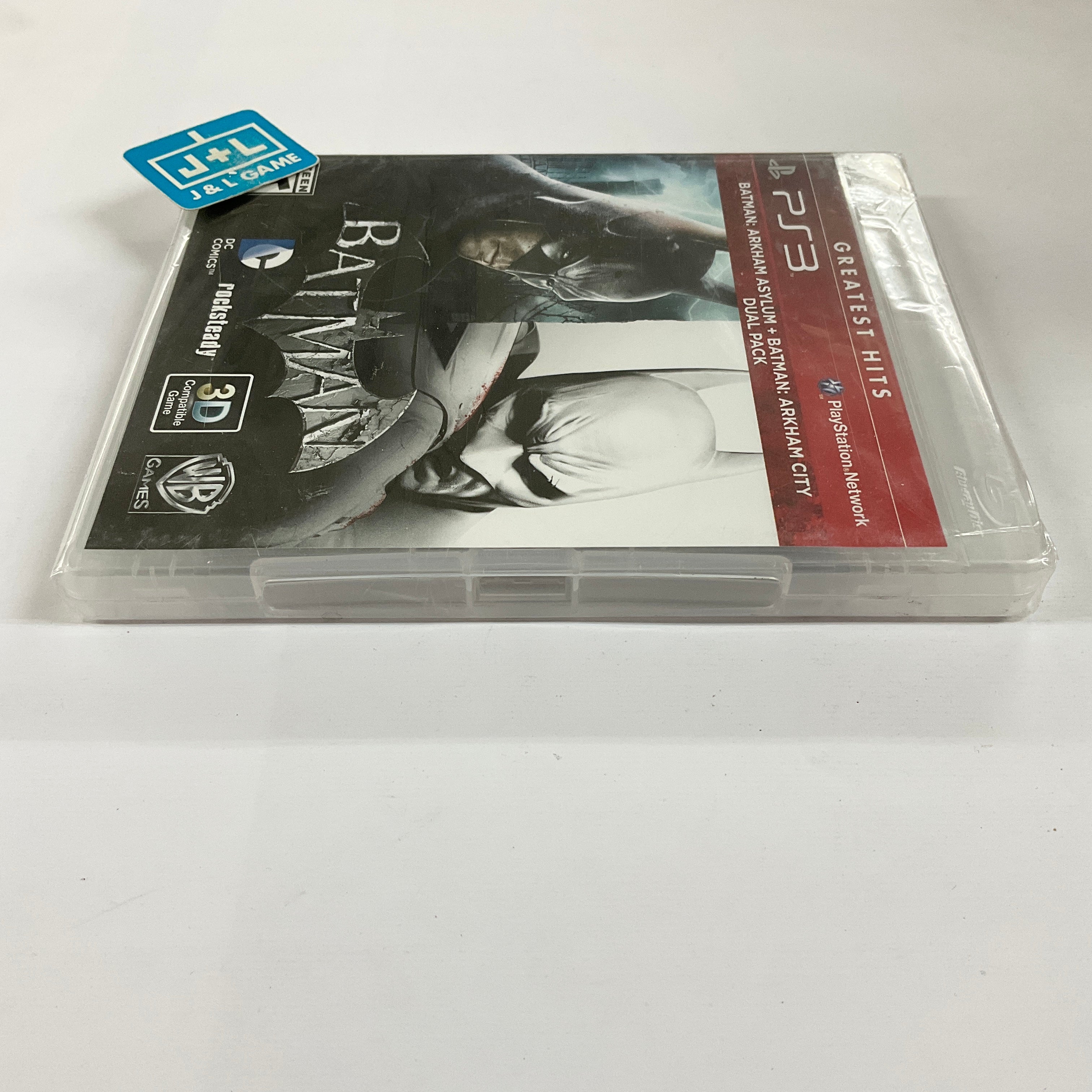 Batman: Arkham Asylum + Batman: Arkham City Dual Pack (Greatest Hits) - (PS3) Playstation 3 Video Games Warner Bros. Interactive Entertainment   