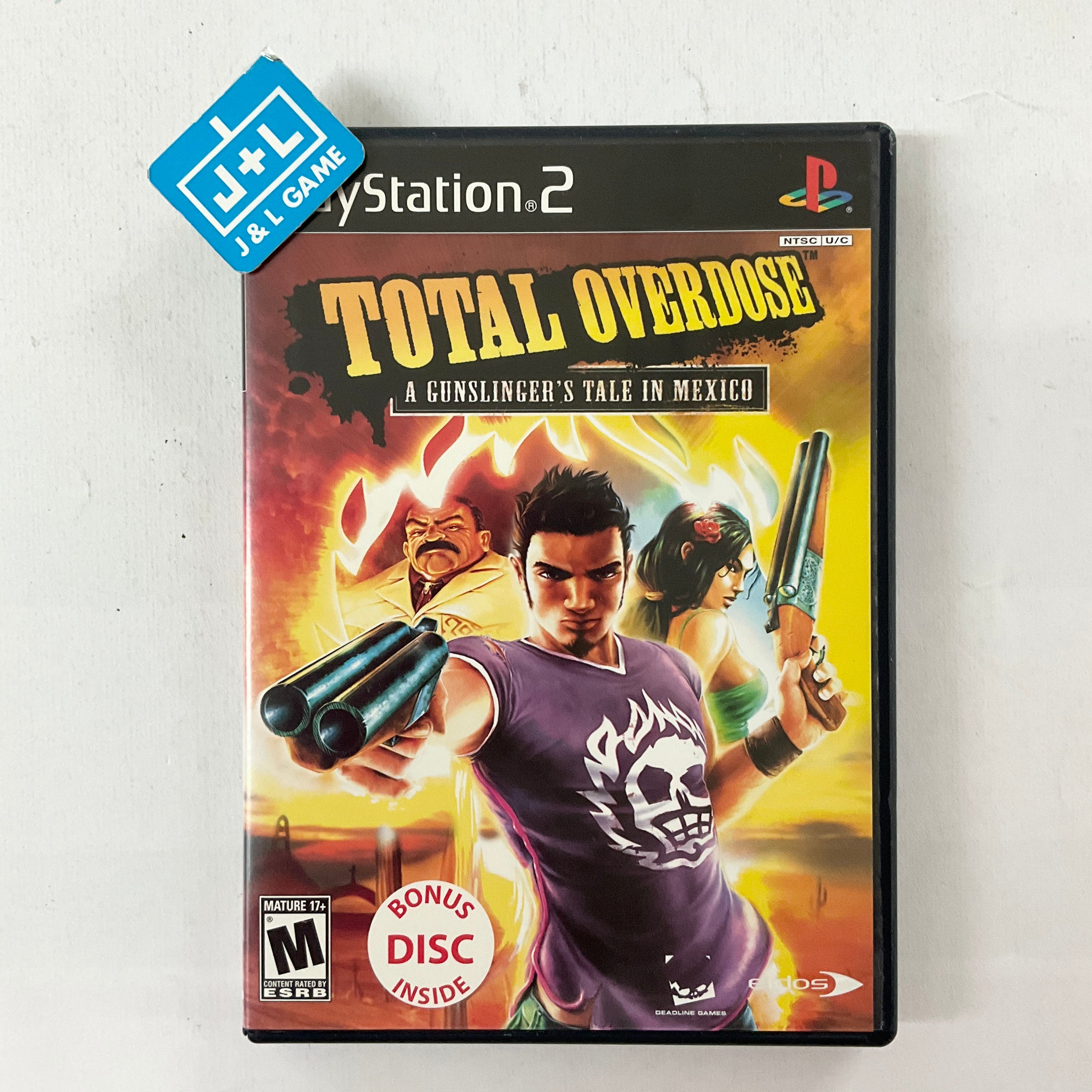 Total Overdose: A Gunslinger's Tale in Mexico (w/ Bonus Disc) - (PS2) PlayStation 2 [Pre-Owned] Video Games Eidos Interactive