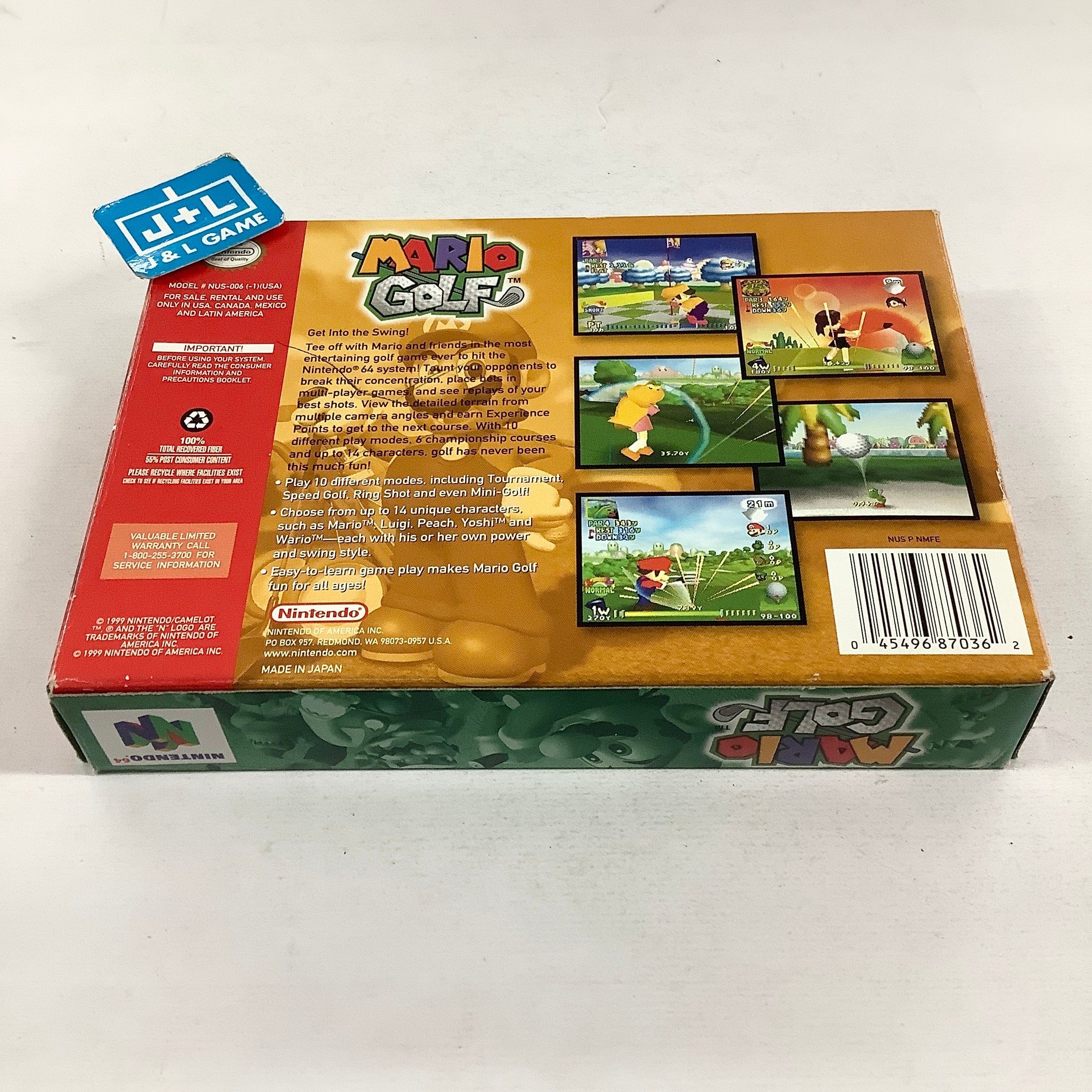 Mario Golf - (N64) Nintendo 64 [Pre-Owned] Video Games Nintendo