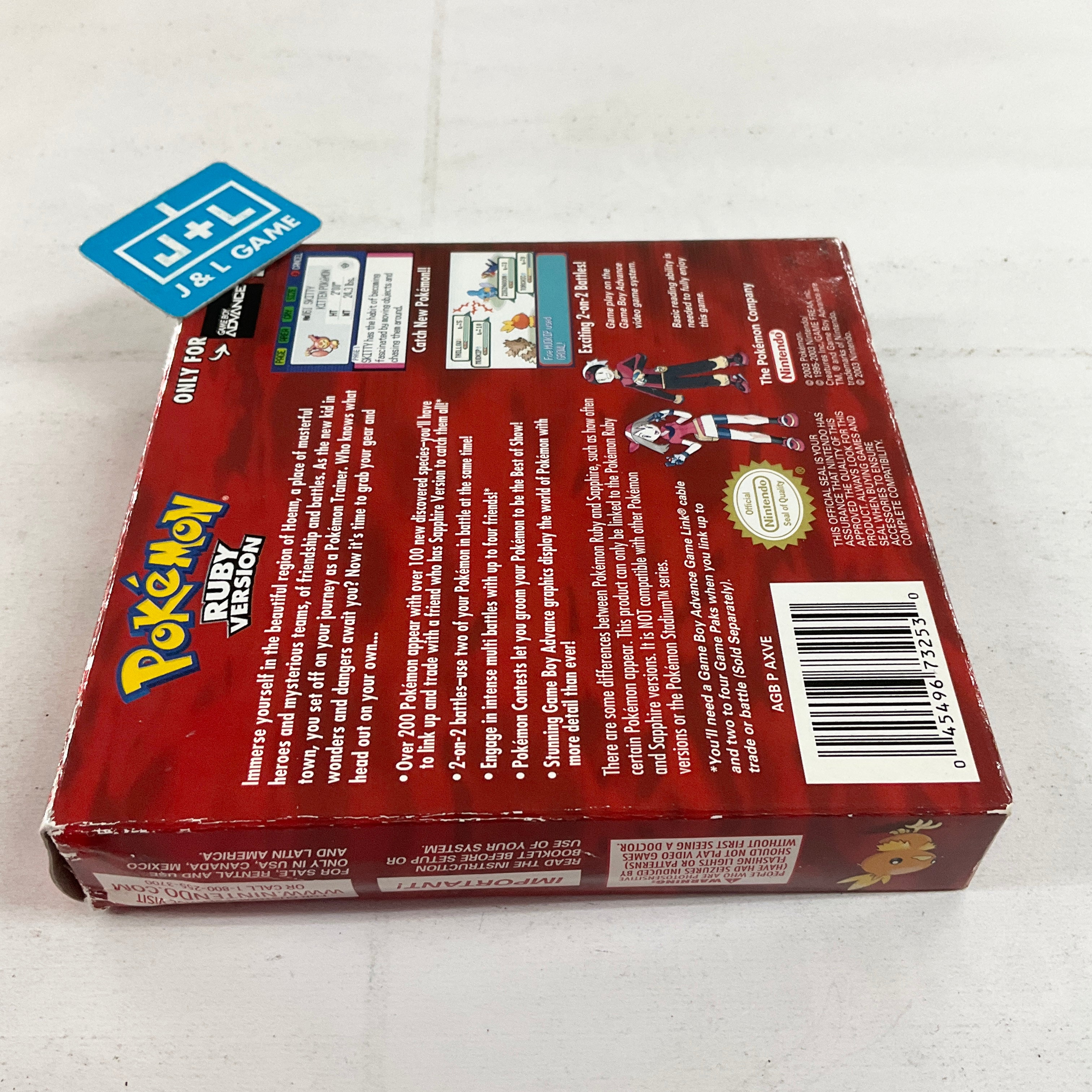 Pokemon Ruby Version - (GBA) Game Boy Advance [Pre-Owned] Video Games Nintendo