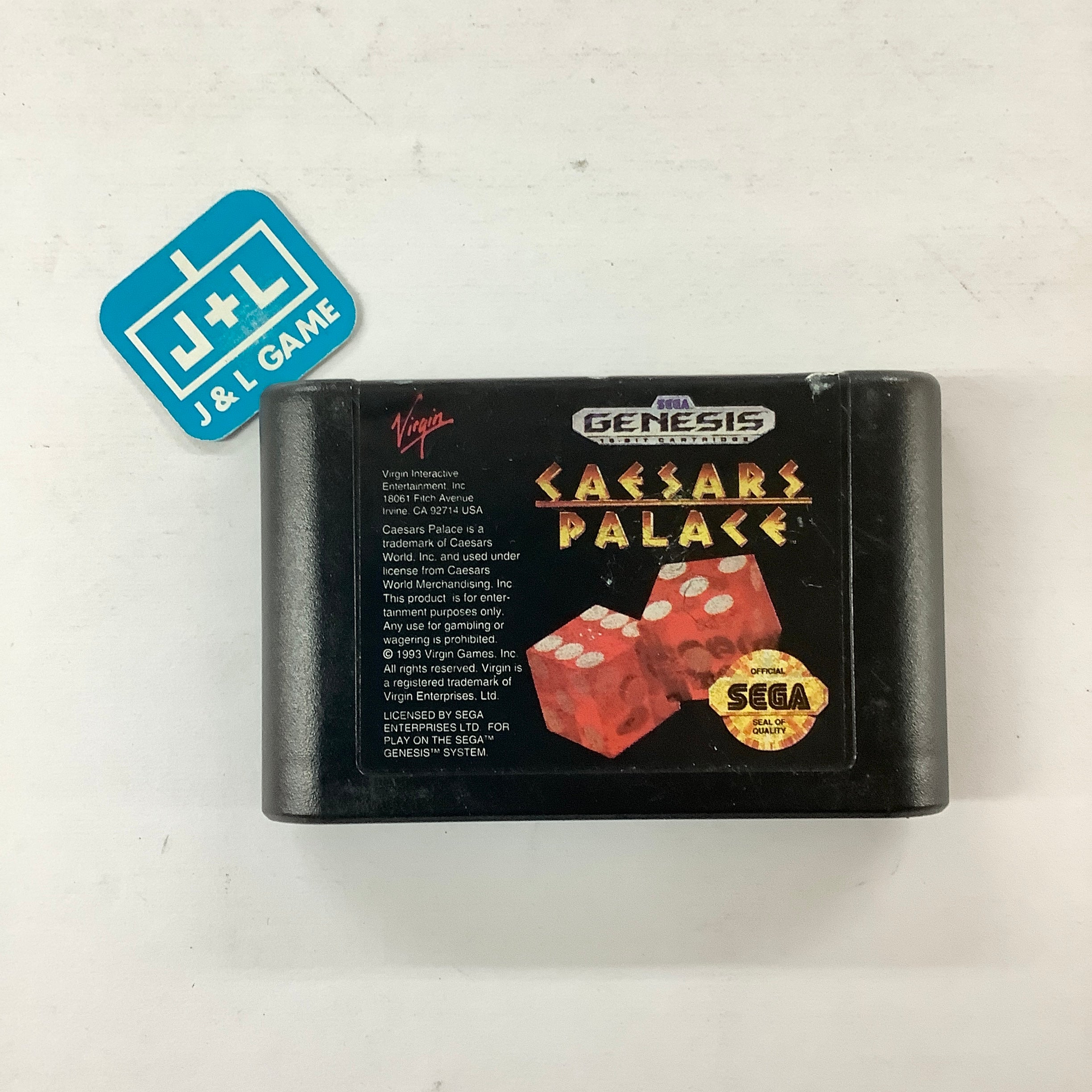 Caesars Palace - (SG) SEGA Genesis [Pre-Owned] | J&L Game
