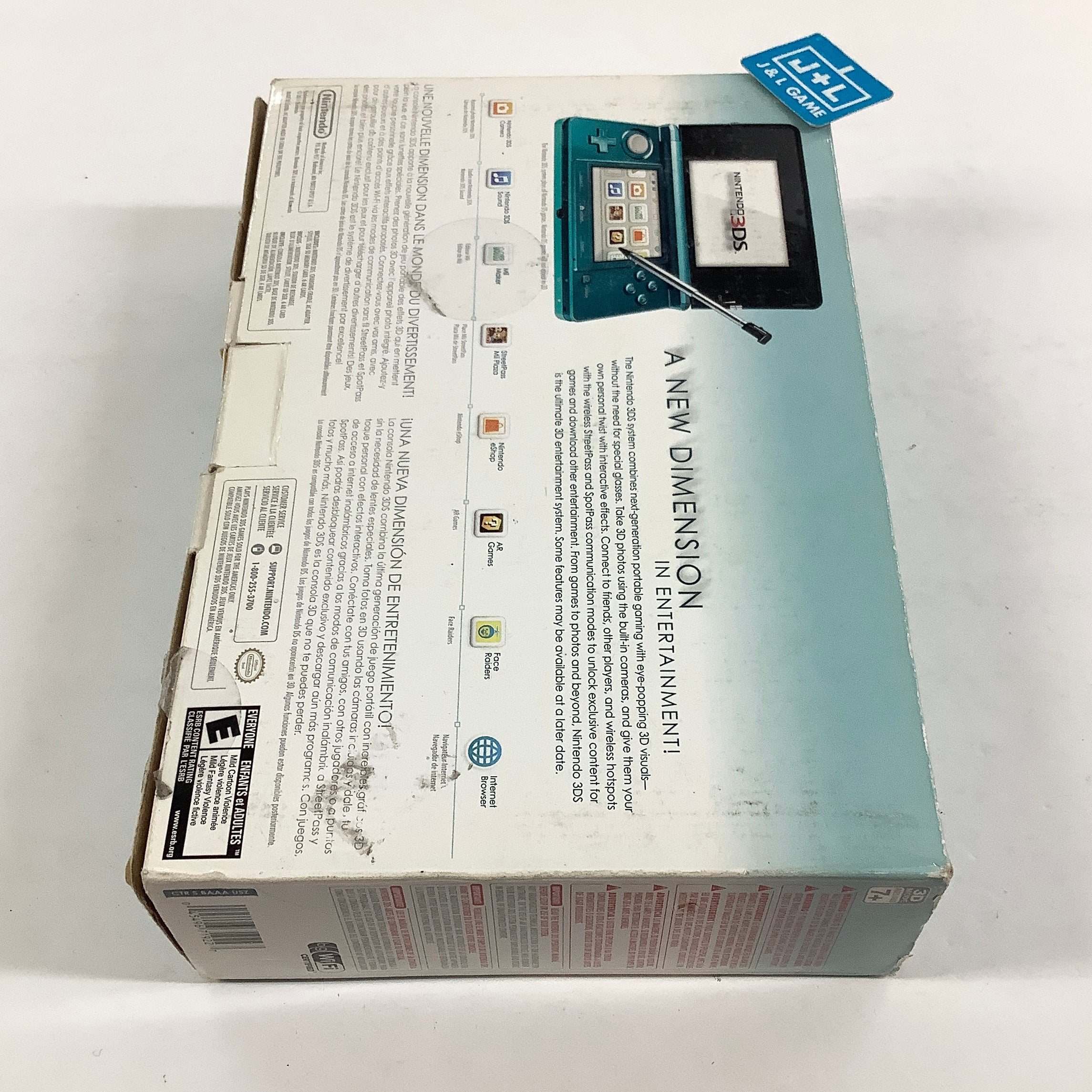 Nintendo 3DS Console (Aqua Blue) - Nintendo 3DS [Pre-Owned] Consoles Nintendo