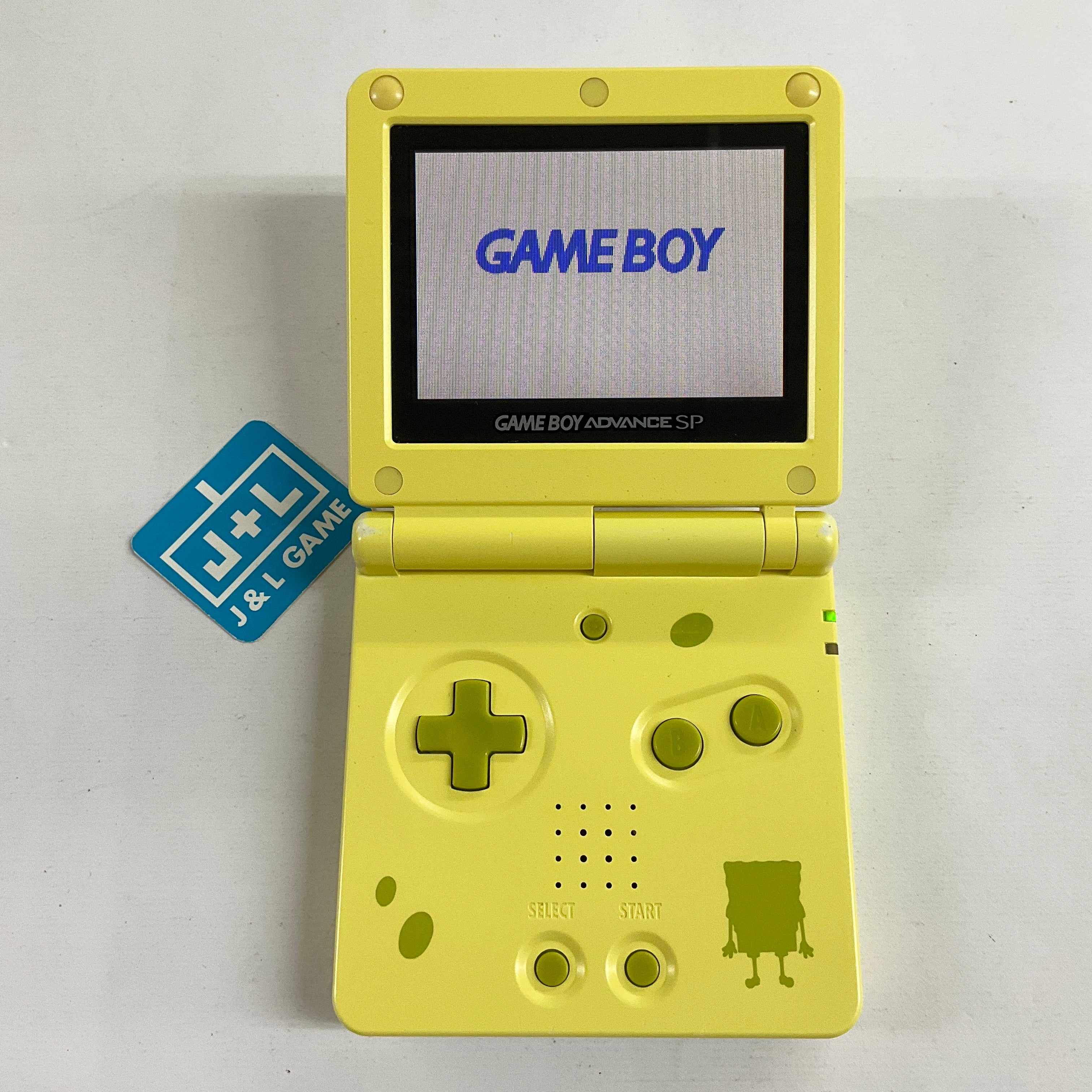 Nintendo Game Boy Advance SP Console AGS - 101 (SpongeBob SquarePants ...