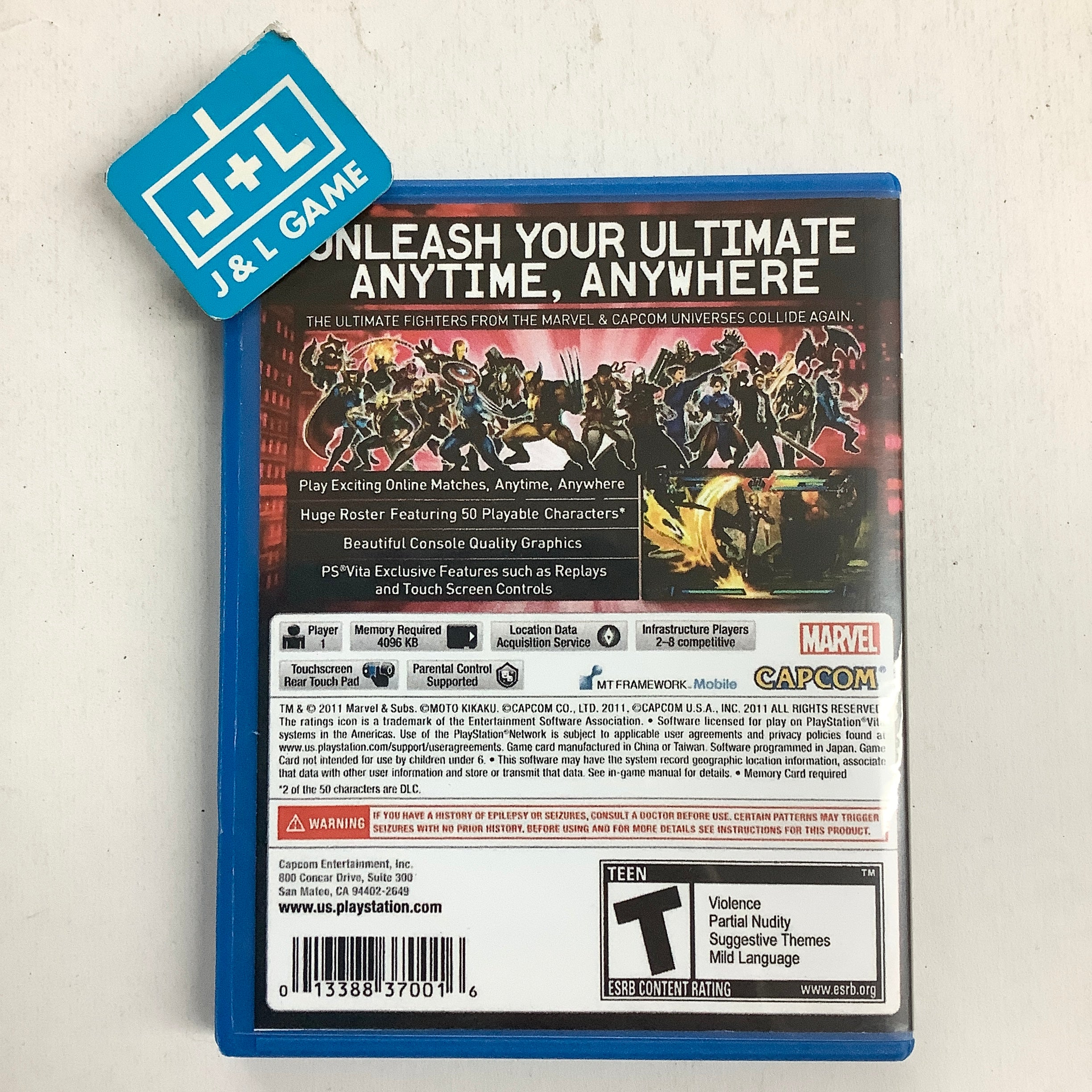 Ultimate Marvel vs. Capcom 3 - (PSV) PlayStation Vita [Pre-Owned] Video Games Capcom