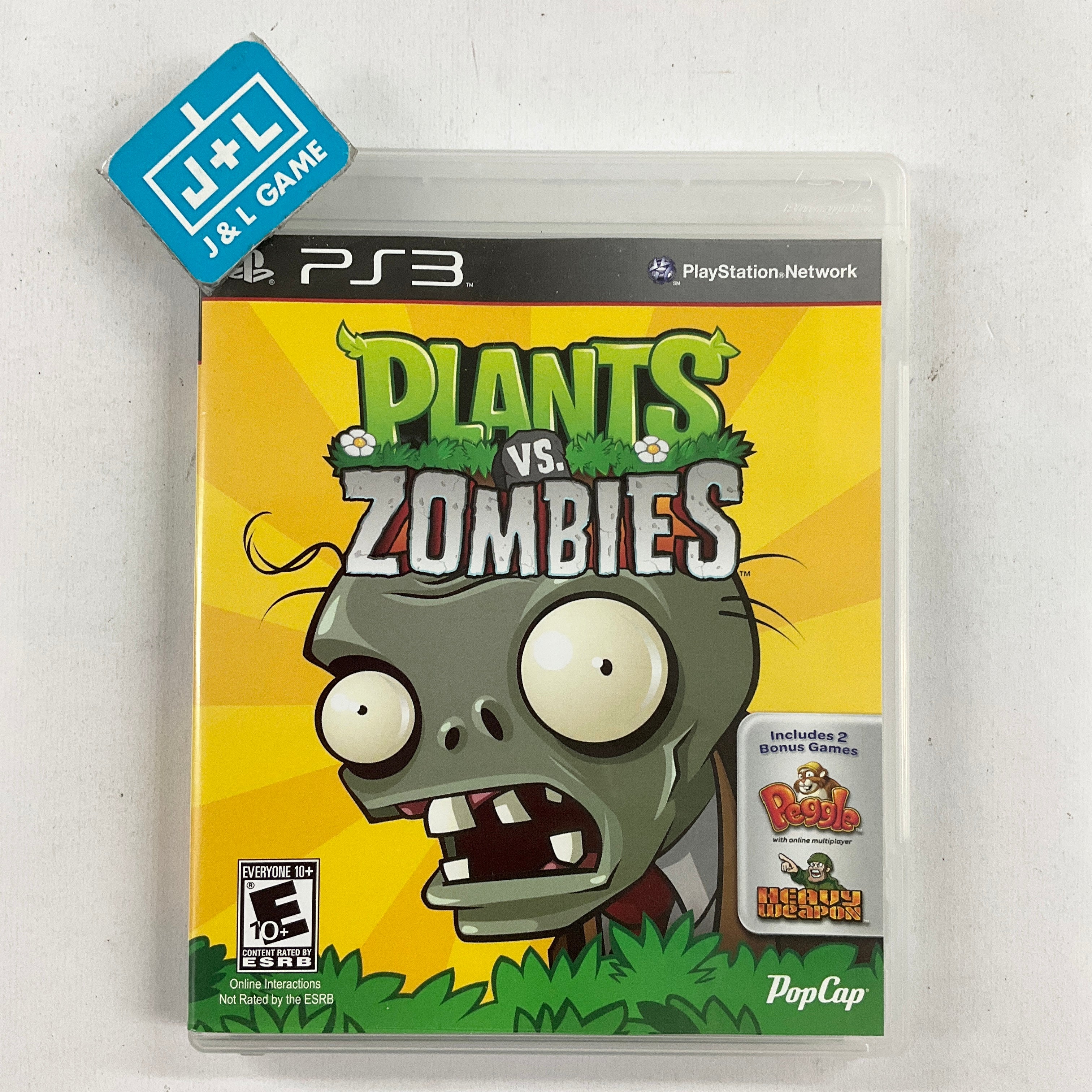 Plants Vs. Zombies - (PS3) Playstation 3 [Pre-Owned] Video Games PopCap Games
