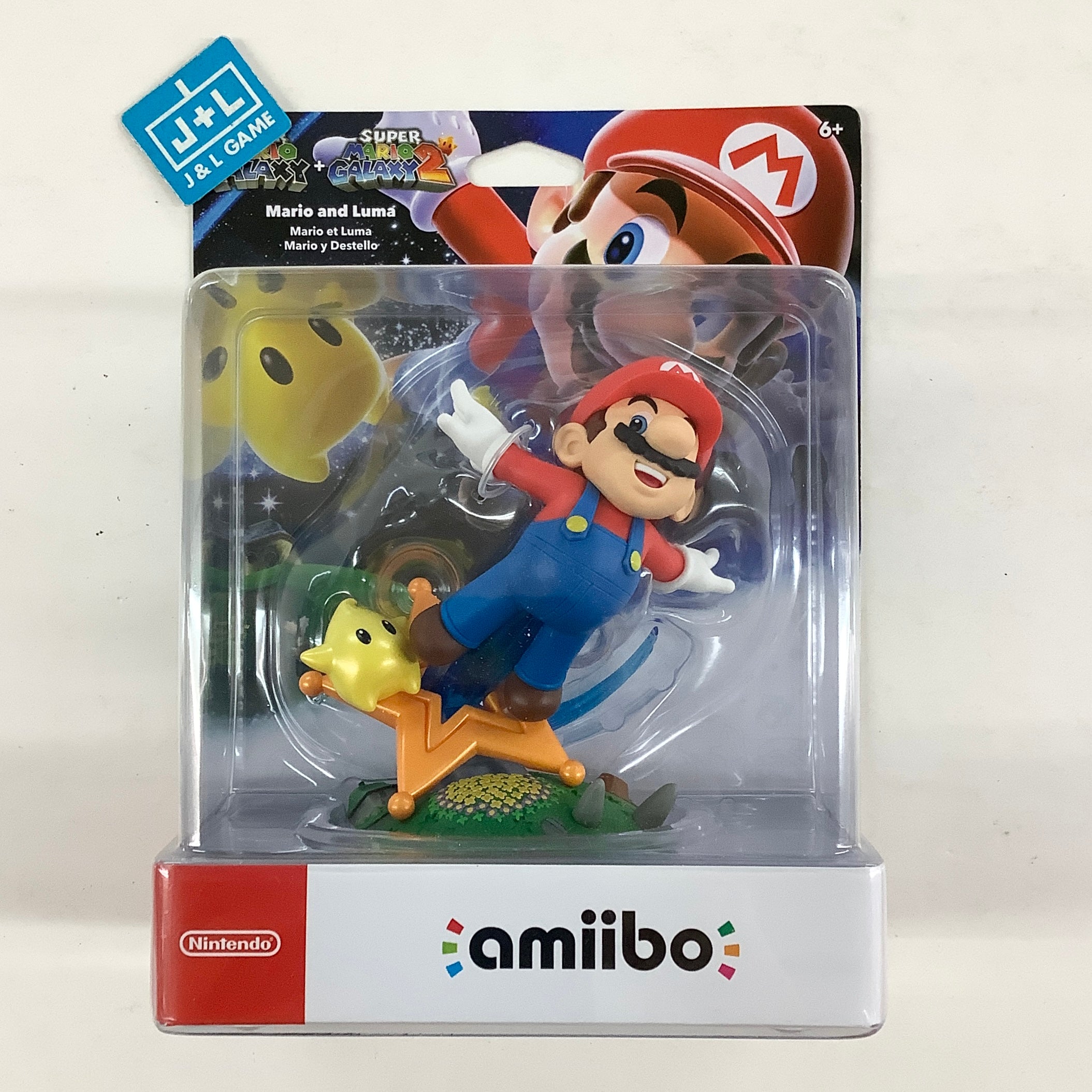Mario and Luma (Super Mario Galaxy + Super Mario Galaxy 2 Series) - Nintendo Amiibo Amiibo Nintendo