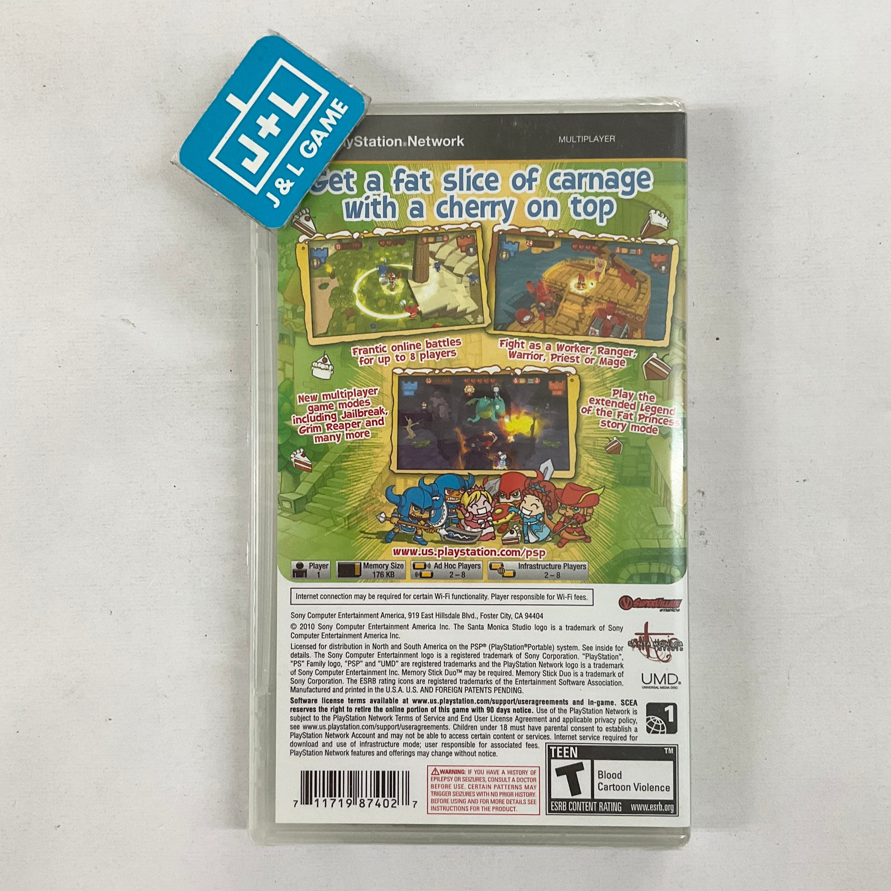 Fat Princess: Fistful of Cake - Sony PSP Video Games SCEA