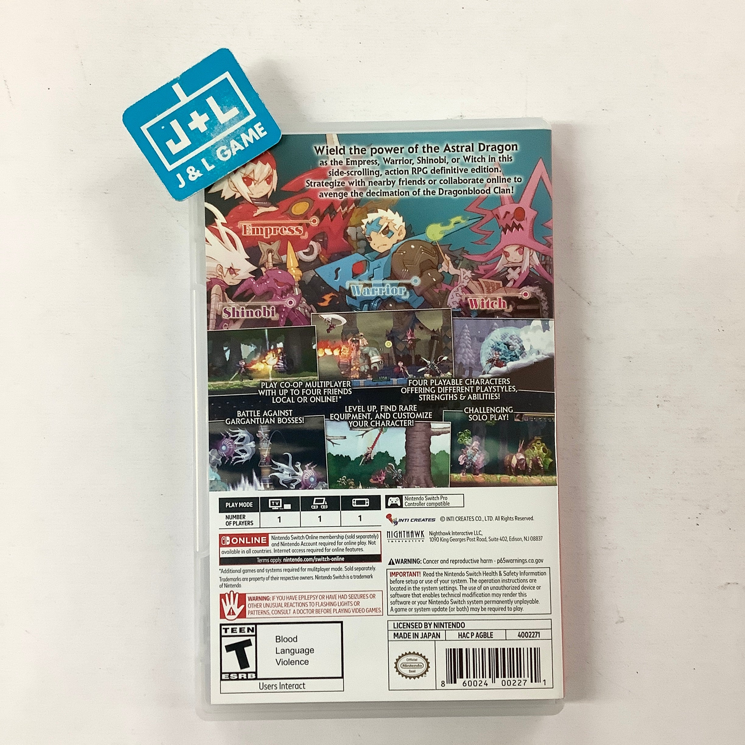 Dragon Marked for Death - (NSW) Nintendo Switch [Pre-Owned] | J&L Game