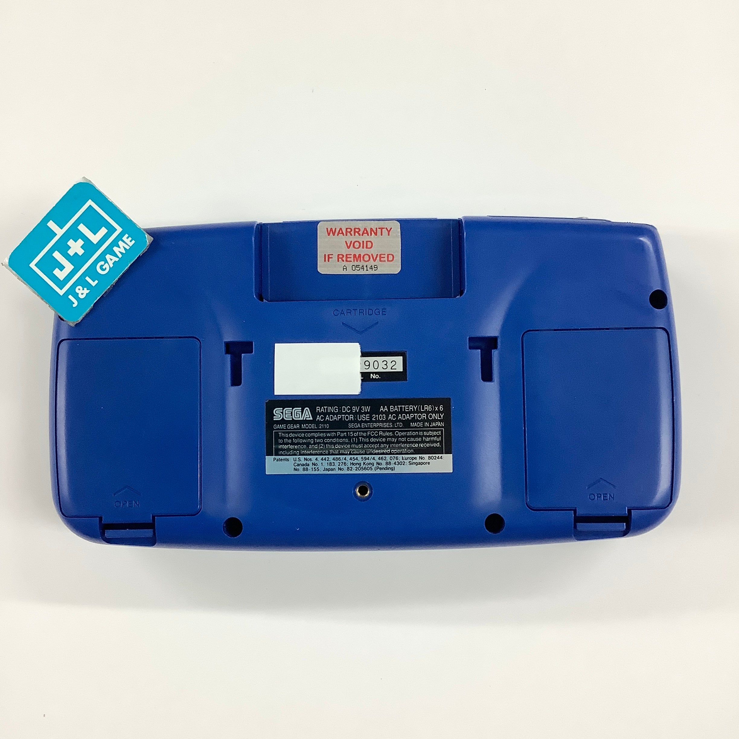 Sega Game Gear Portable Video Game System (Blue) - SEGA GameGear [Pre-Owned] Consoles SEGA
