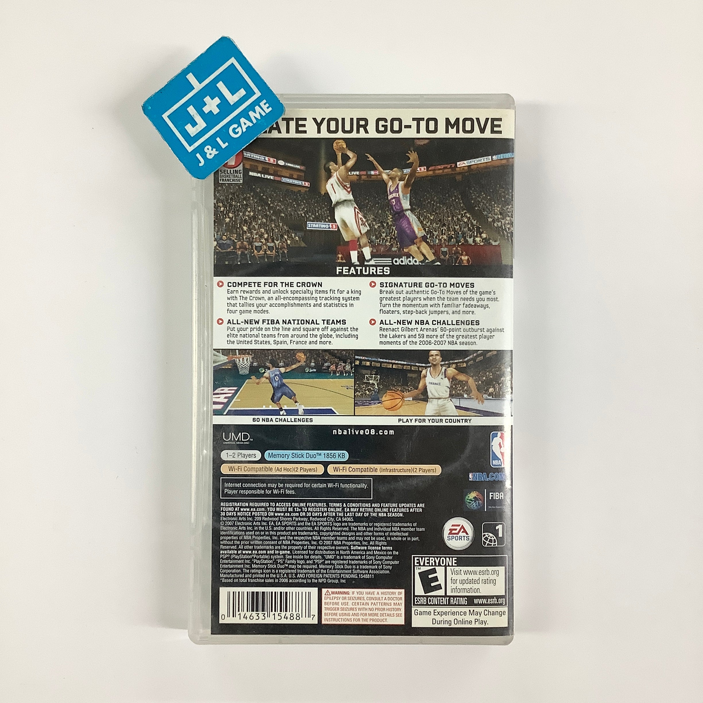 NBA Live 08 - Sony PSP [Pre-Owned] Video Games EA Sports