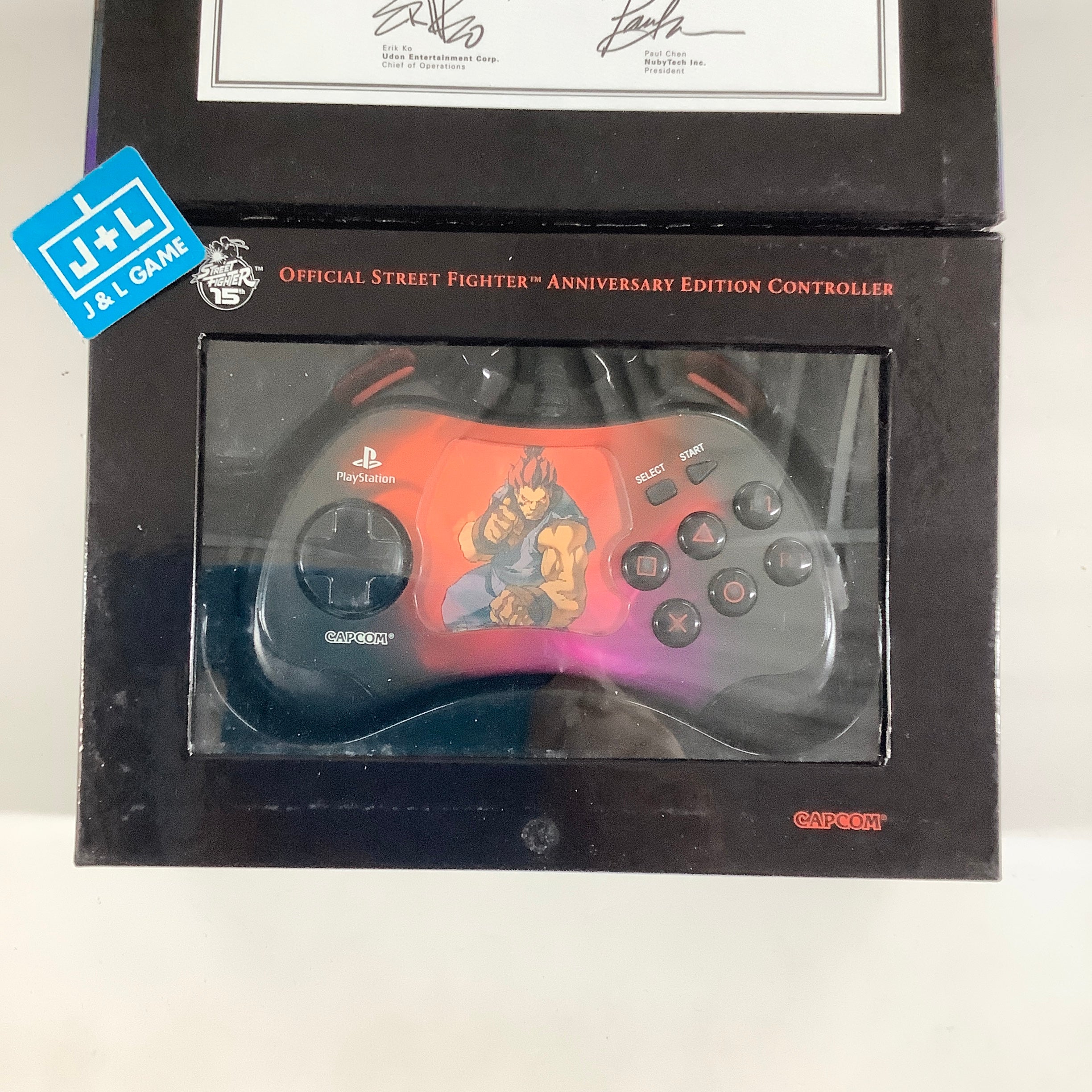 PlayStation 2 Street Fighter 15th Anniversary Edition Controller ( AKUMA ) - (PS2) PlayStation 2 [Pre-Owned] ( European Import ) Accessories Capcom