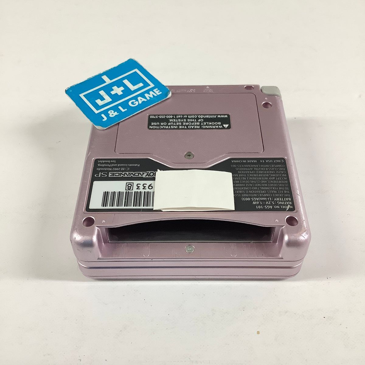 Nintendo Game Boy Advance SP Console AGS - 101 (Pearl Pink) - (GBA) Game Boy Advance SP [Pre-Owned]