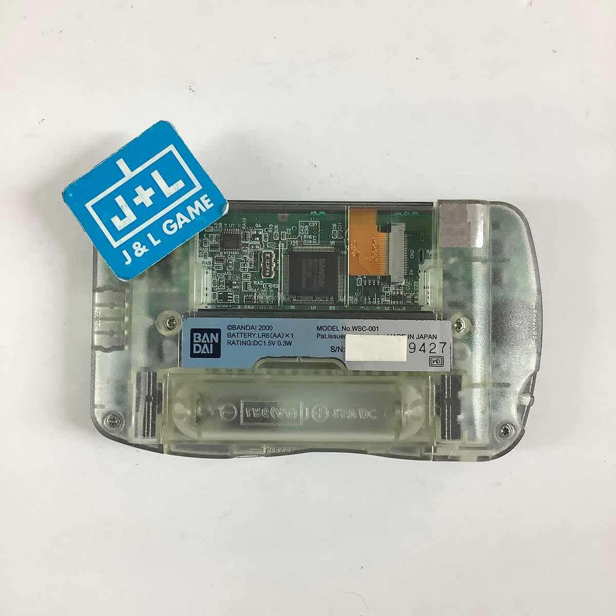 WonderSwan Color (Crystal Black) - (WSC) WonderSwan Color [Pre-Owned] (Japanese Import) Consoles Bandai