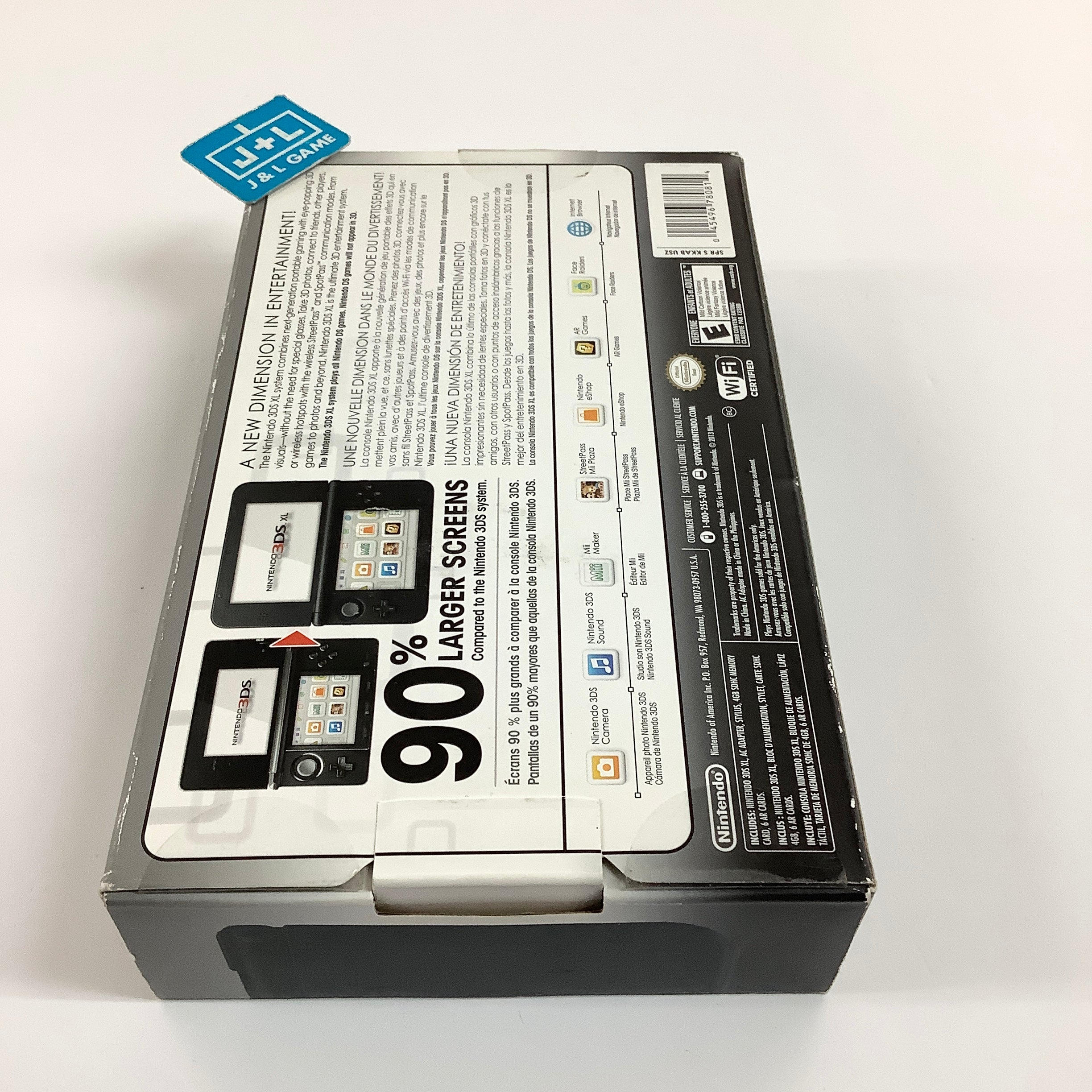 Nintendo 3DS XL Console (Black) - Nintendo 3DS [Pre-Owned] Consoles Nintendo